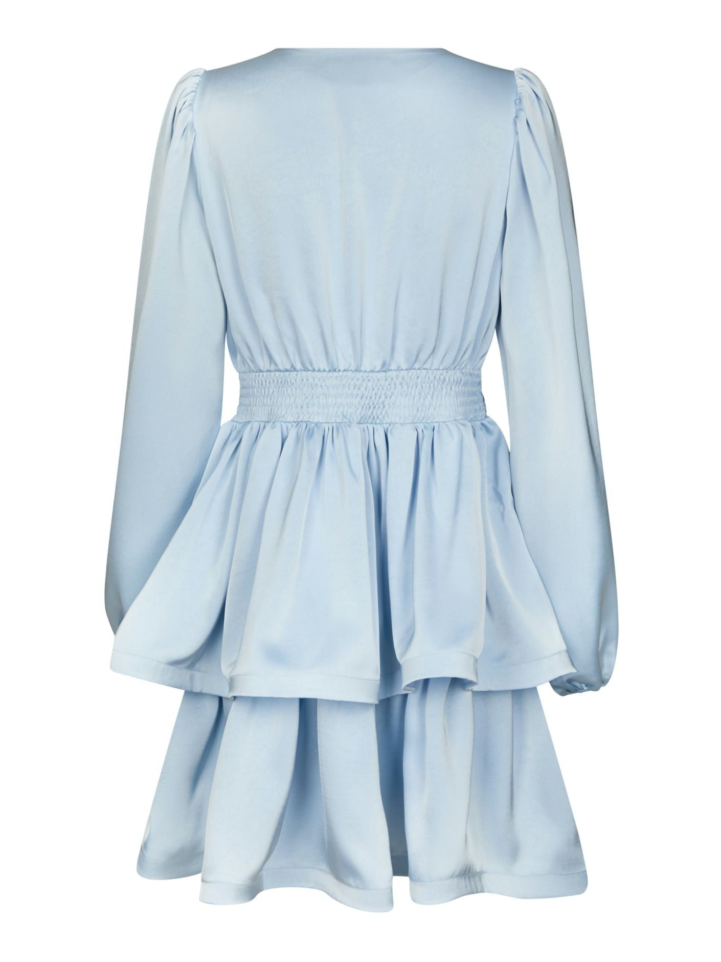Rivana Heavy Sateen Dress Light Blue - Sky Blue