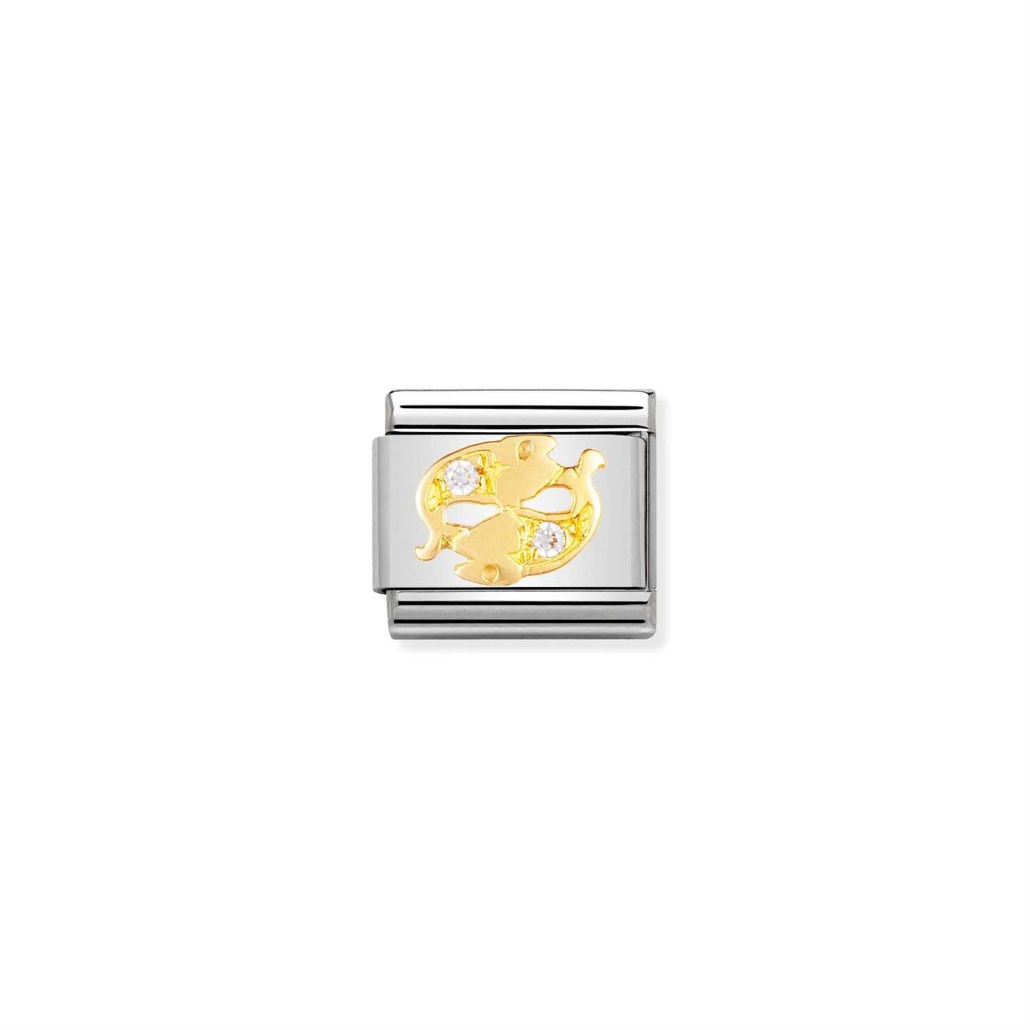 Cubic Zirconia Pisces - Silver