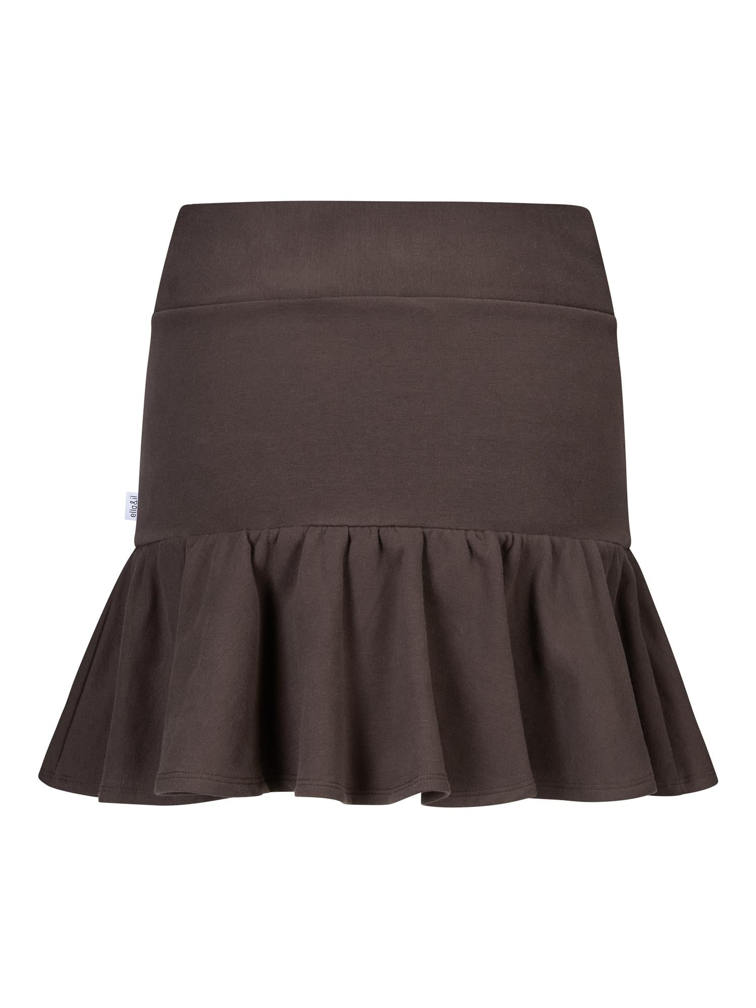 Ginger Skirt Dark Brown - Beige