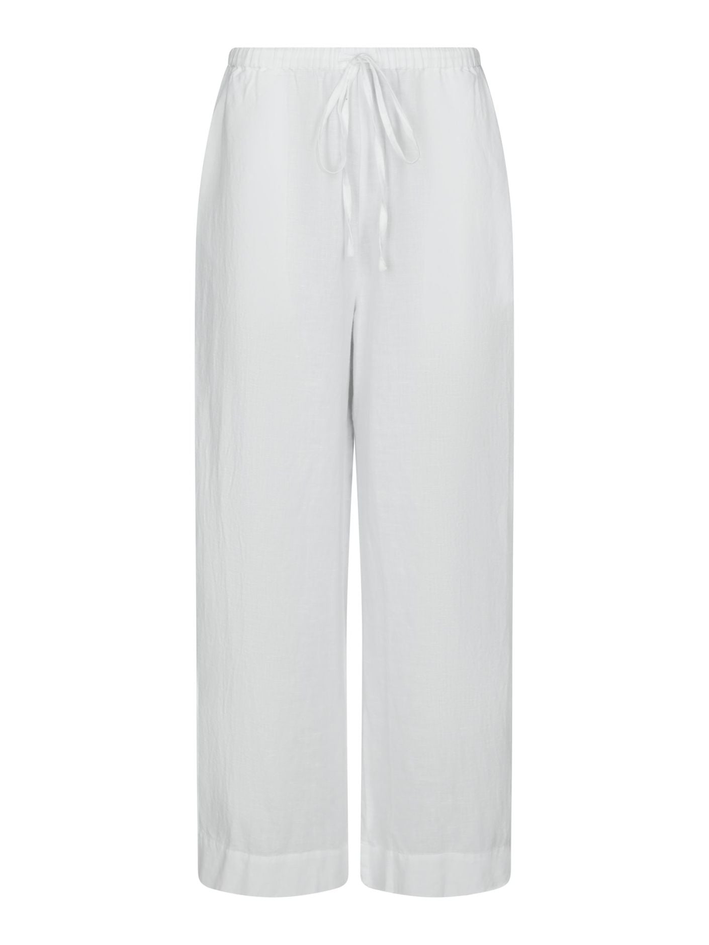 Heifa linen pants white - White