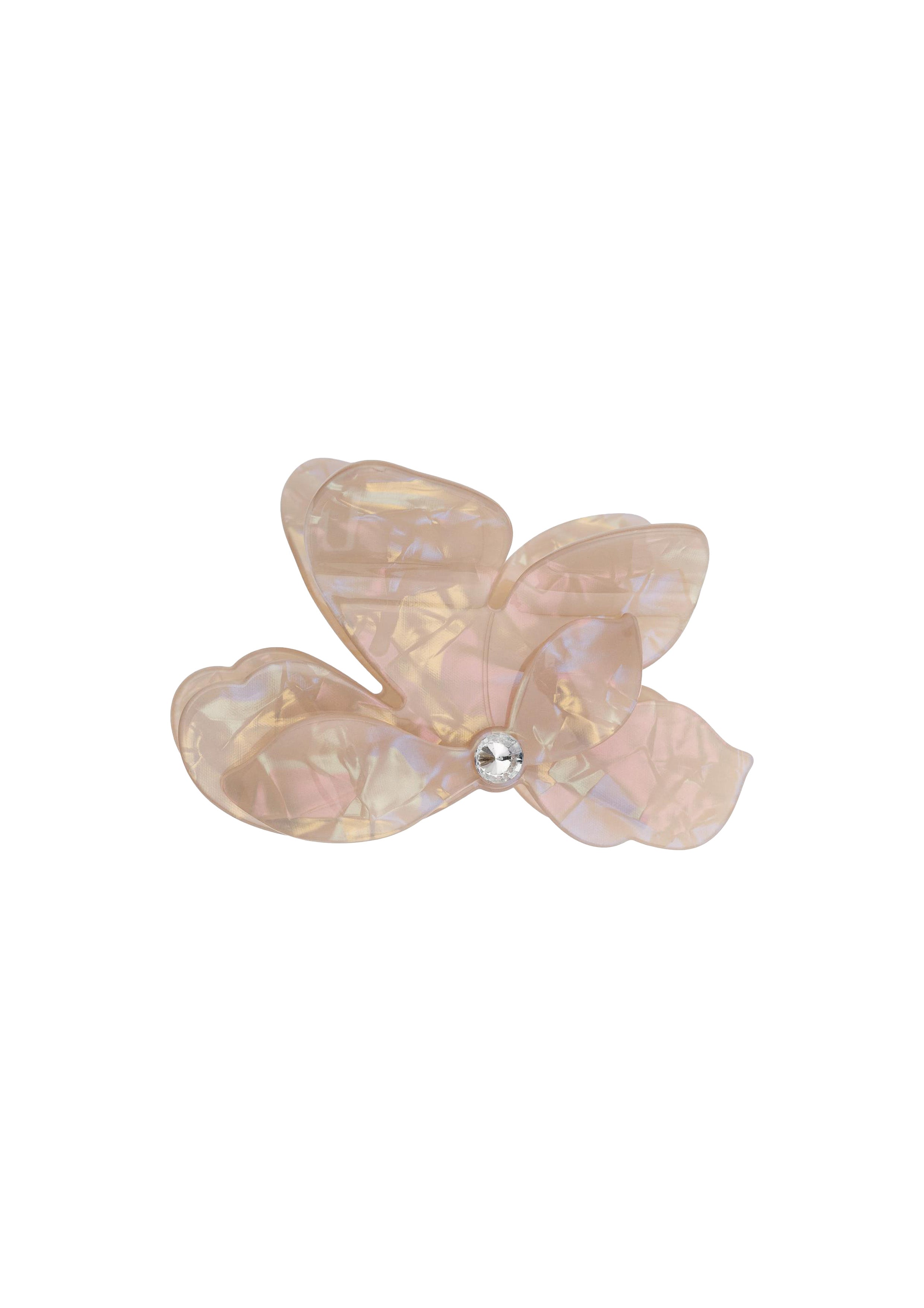 Orchid Flower Hair Claw Sand - Beige