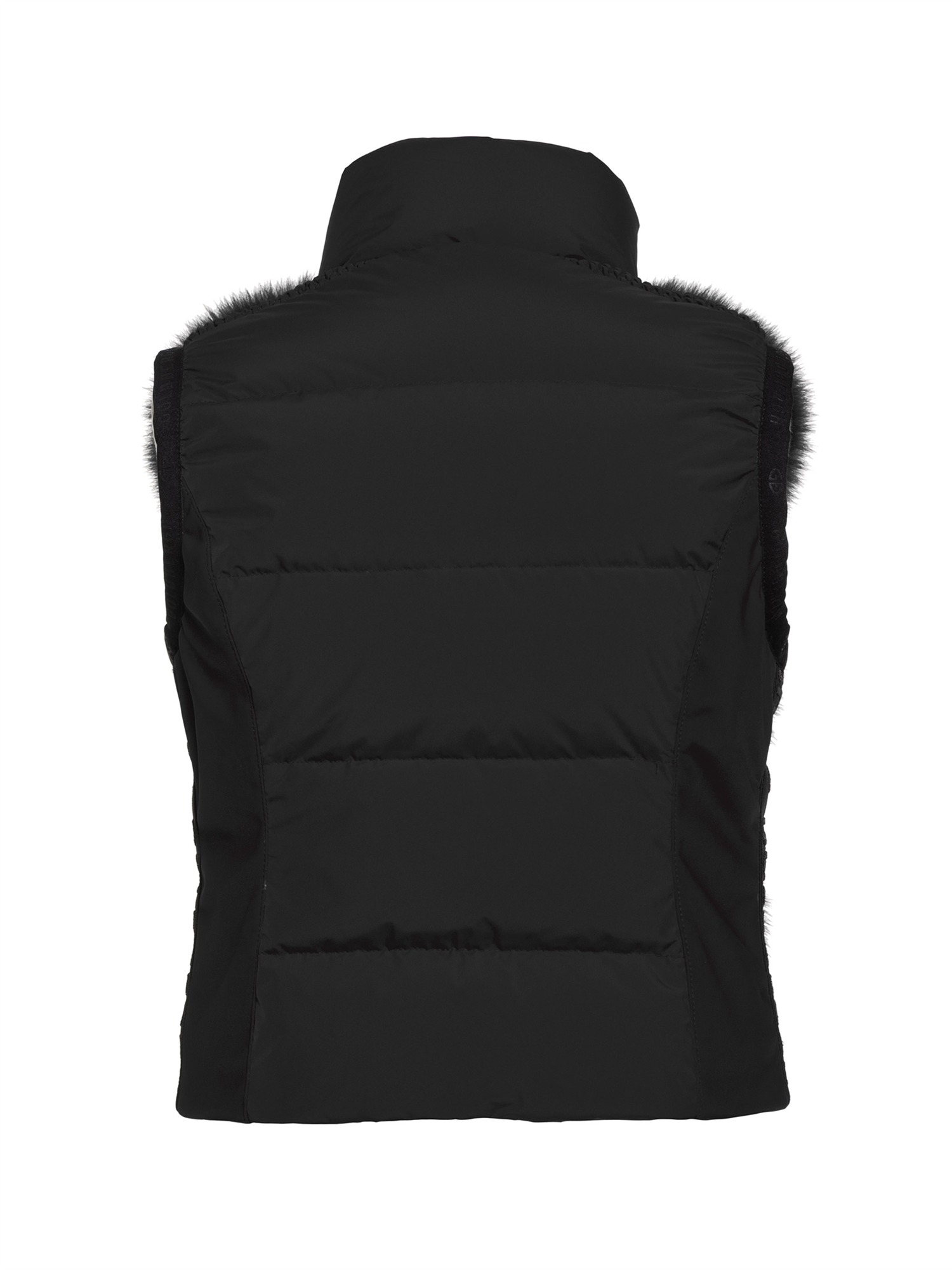 Chic Bodywarmer Faux Fur Black - Black
