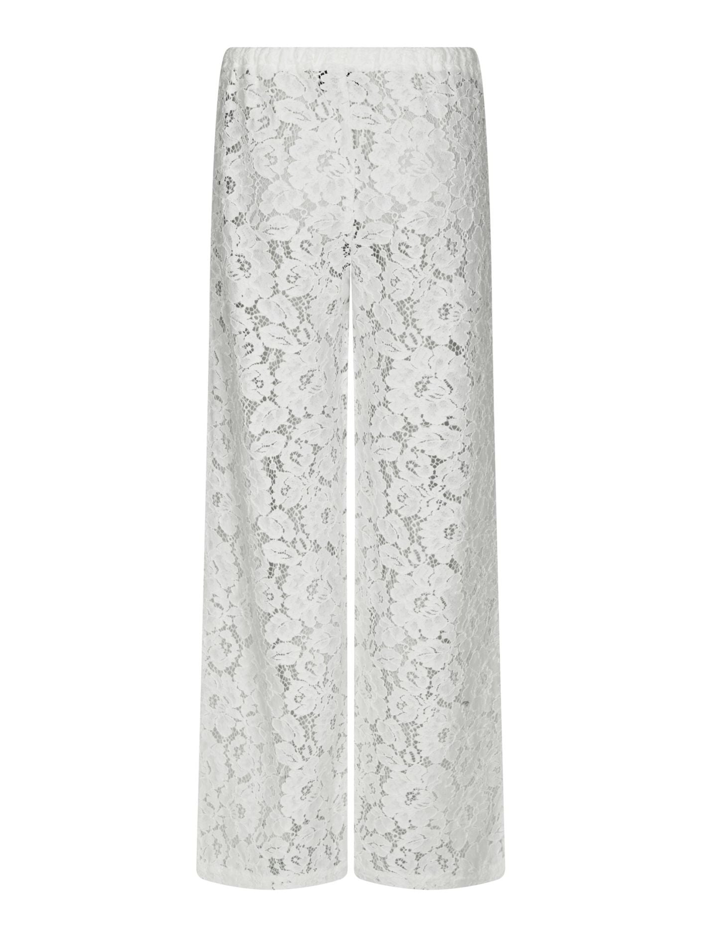 Kelans Lace Pants Off White - Off-White