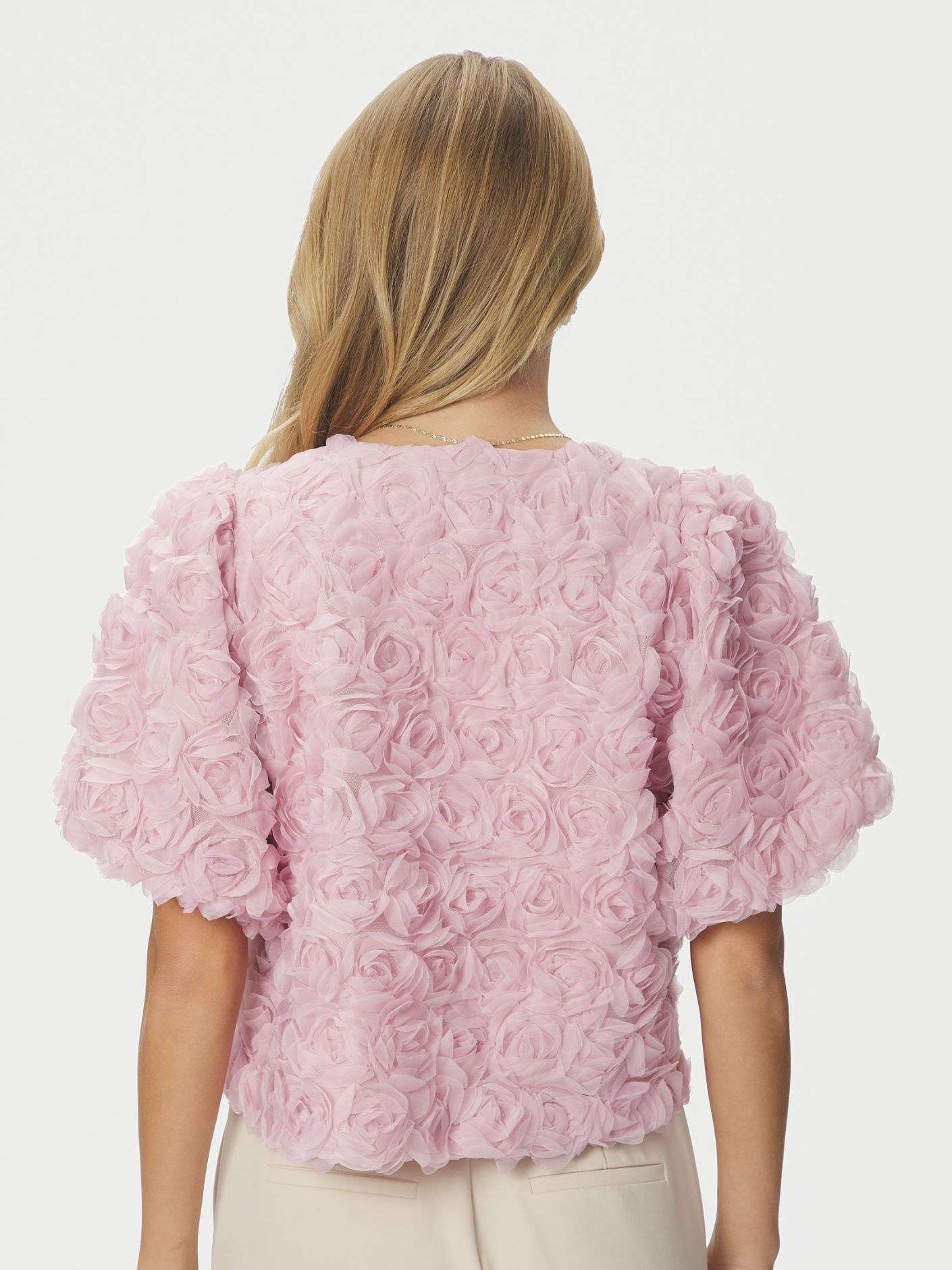 Aisa Flower Blouse Rose - Pink