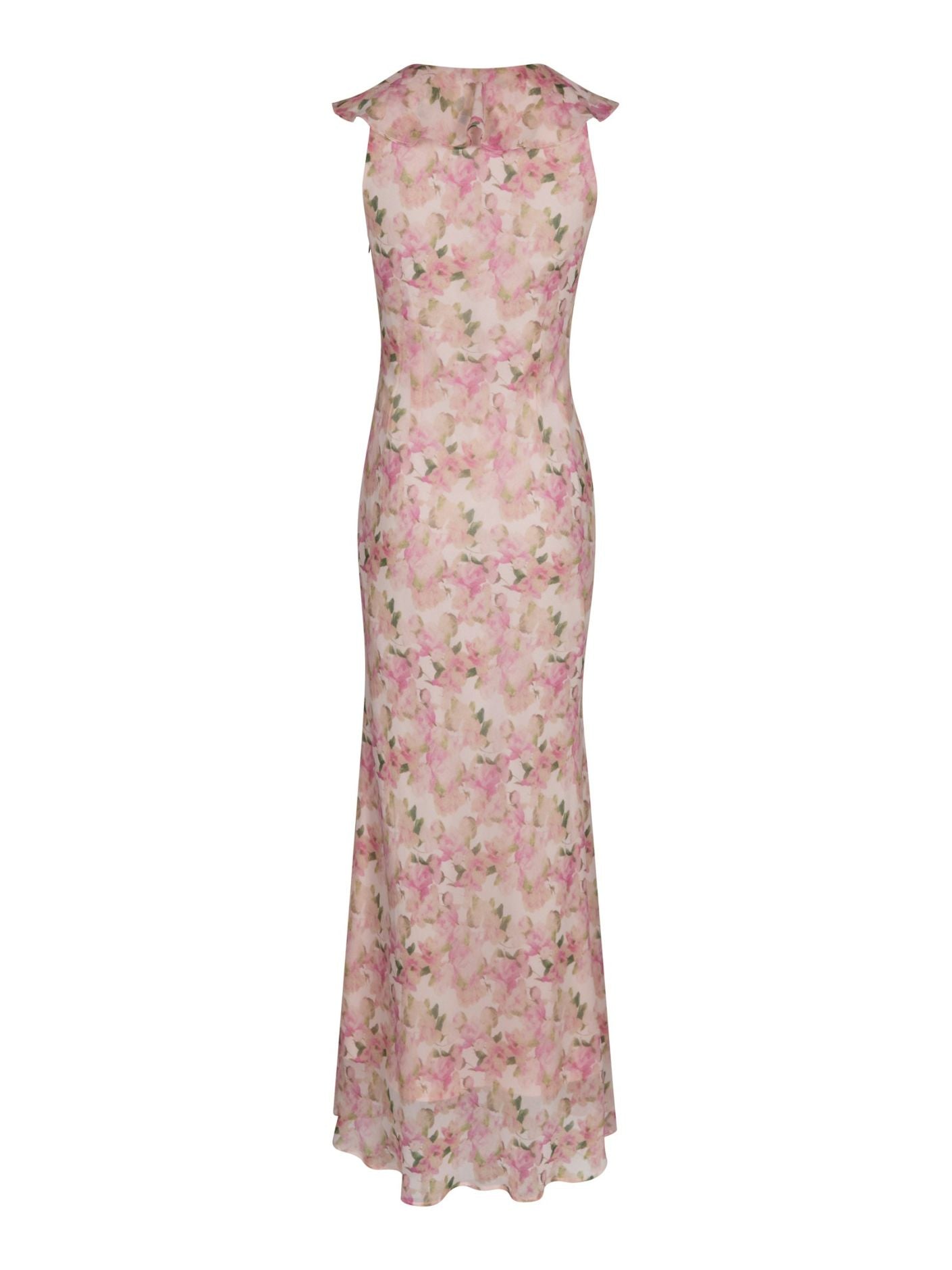 Zella Chiffon Print Dress Dusty Pink - Pink