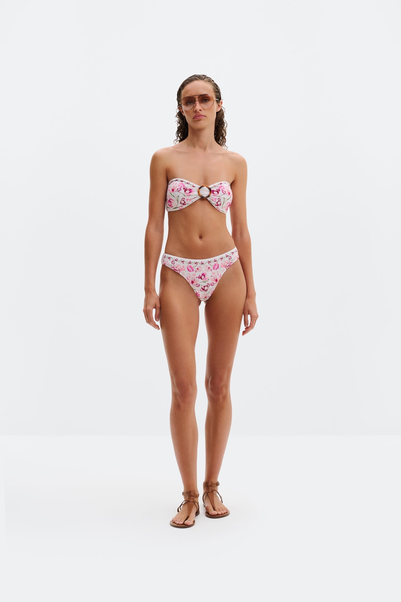 Viola Low Rise Bikini Bottoms Tulip Pink - Pink