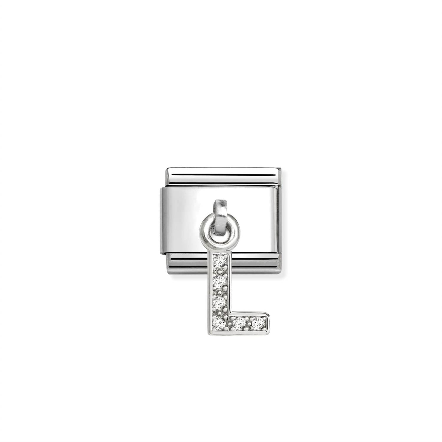 Charm Letter L - Silver