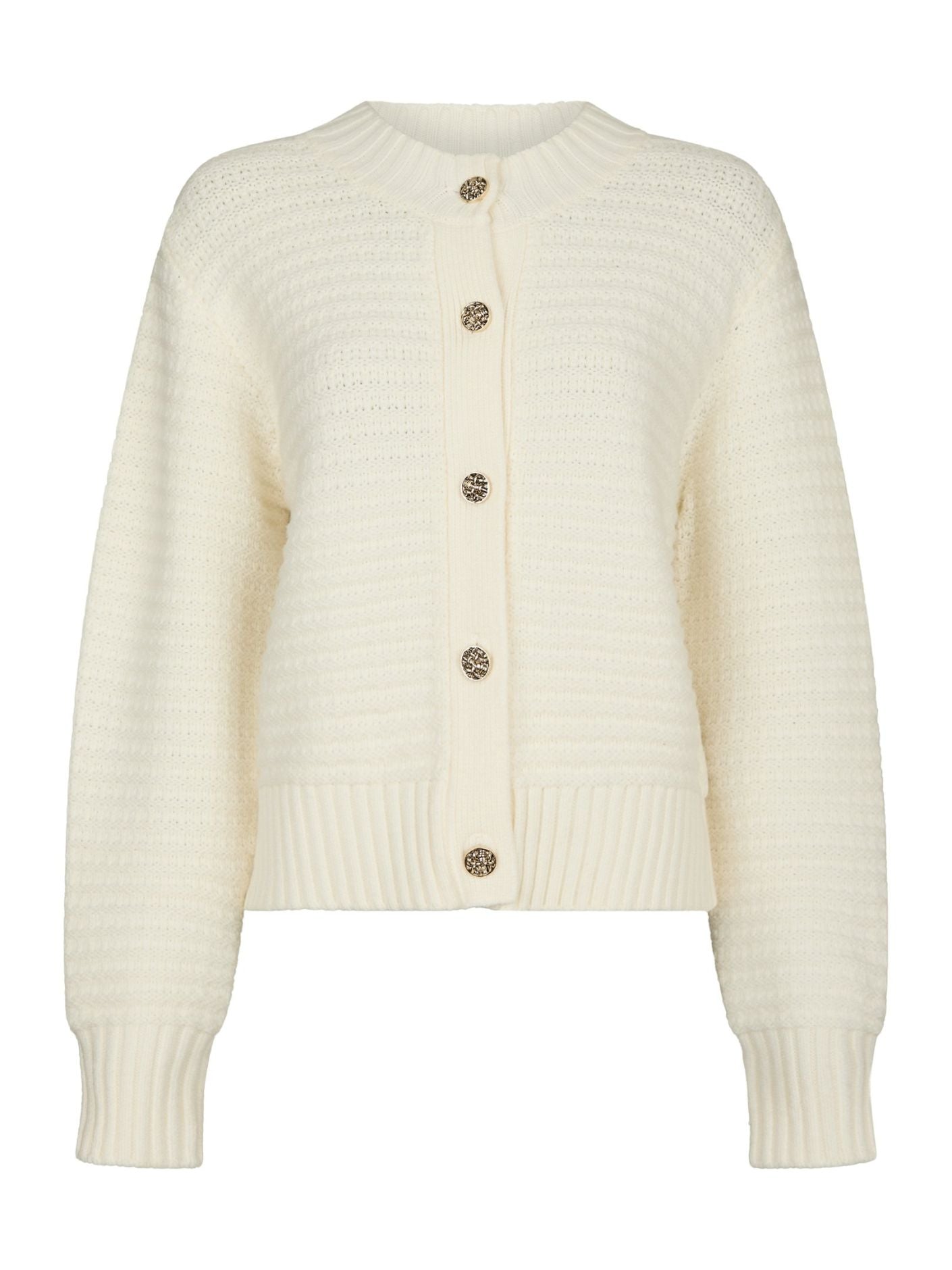 Kamilli Knit Cardigan Creme - Cream