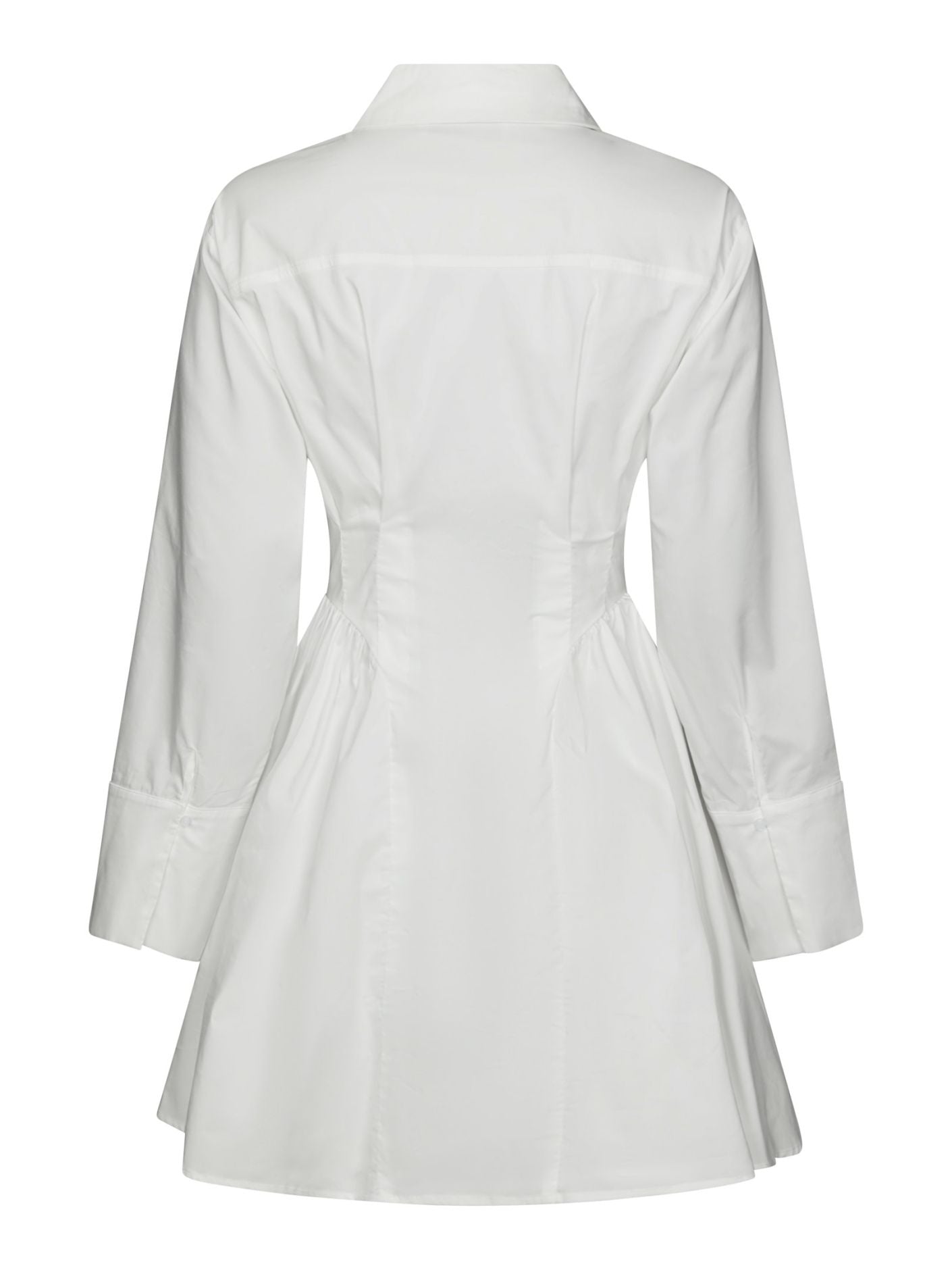 Ulissa Poplin Shirt Dress Off White - Off-White