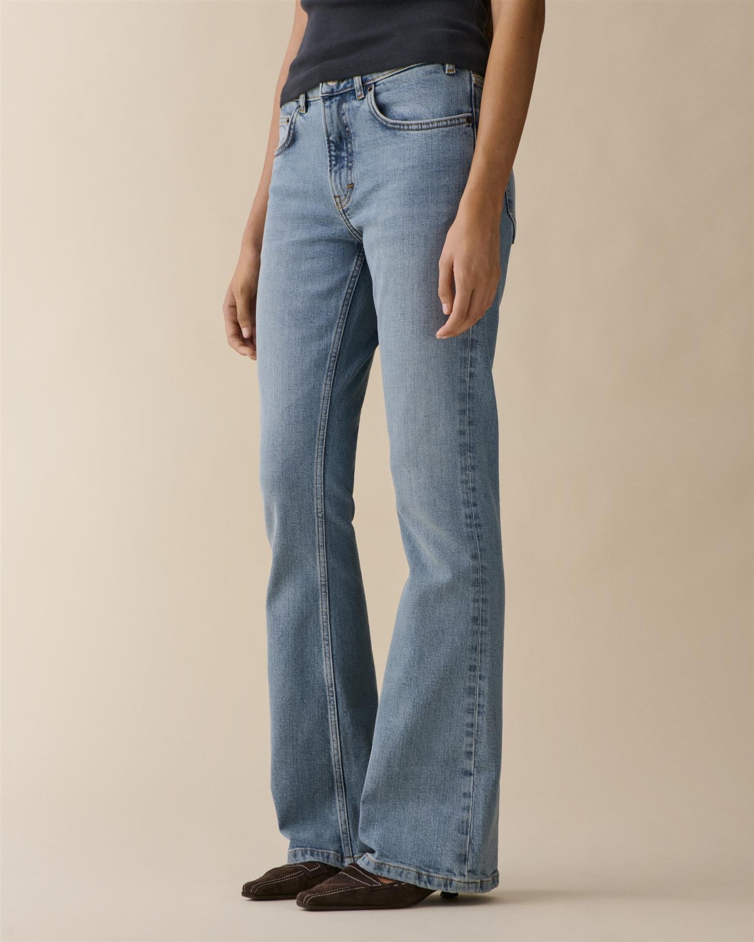 Moda Azurro Vintage Jeans - Sky Blue