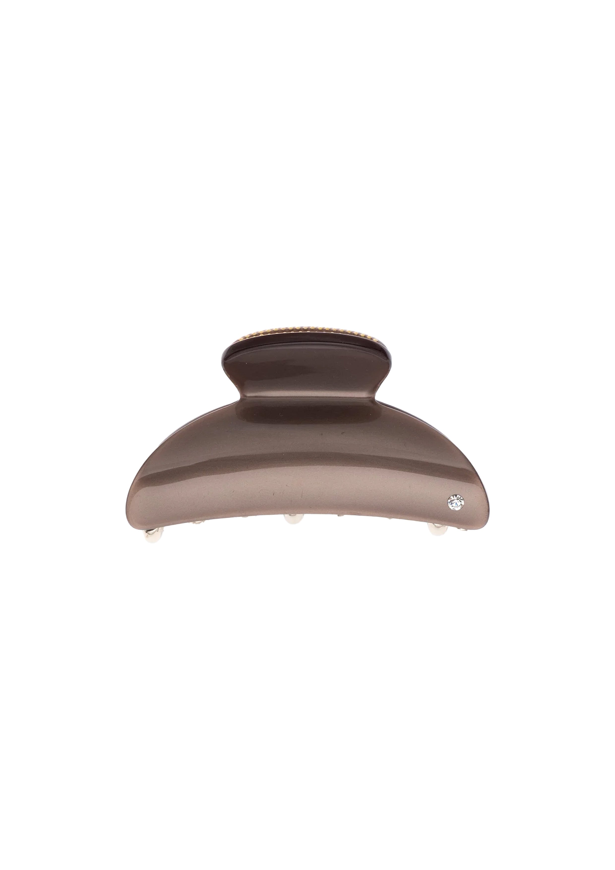Hair Claw Large Soft Brown - Beige