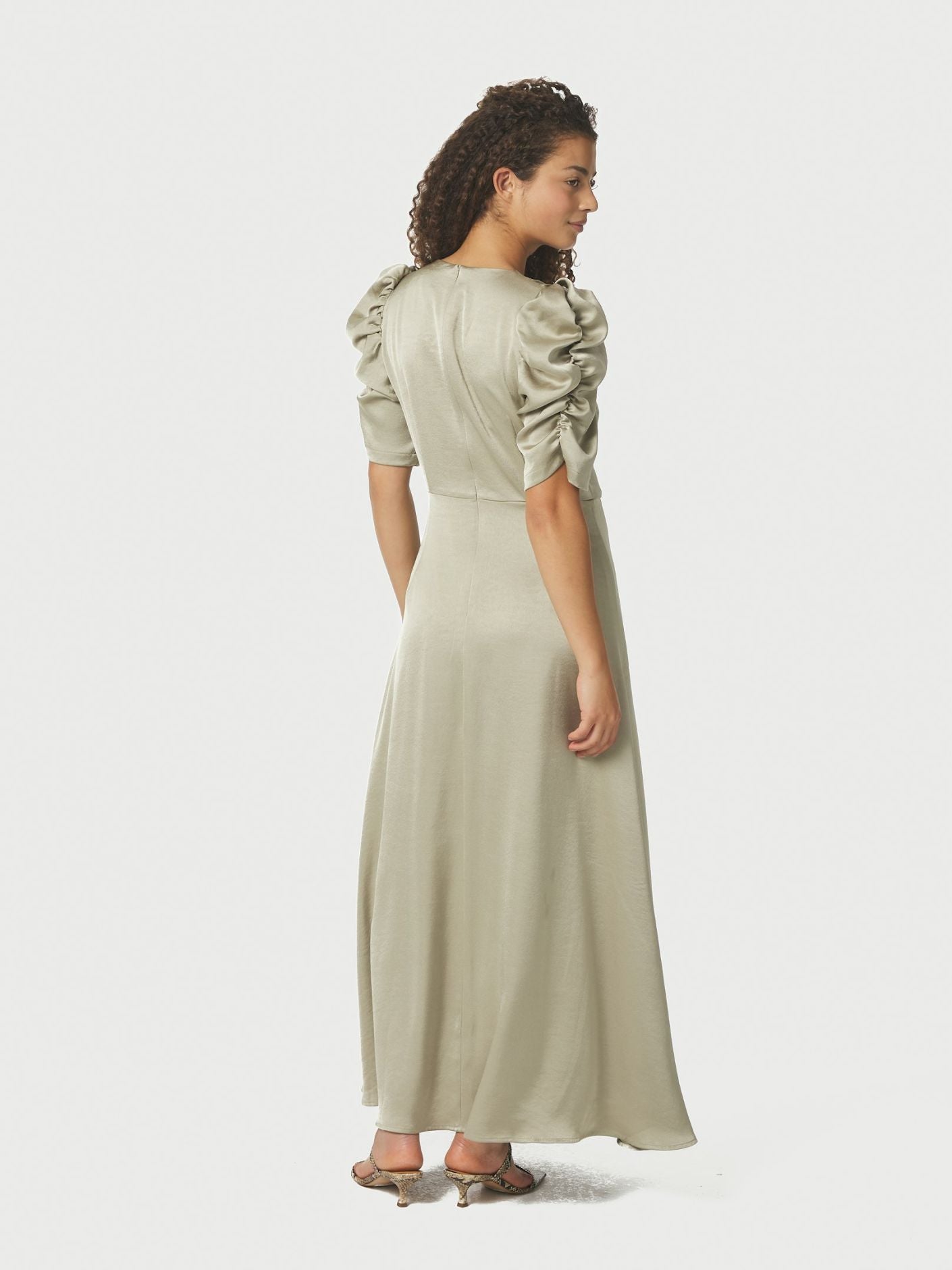 Benuti Solid Dress Light Green - Sage