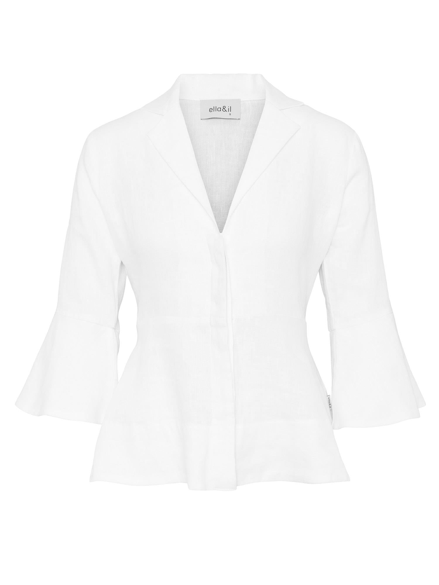 Guro Linen Shirt White - White