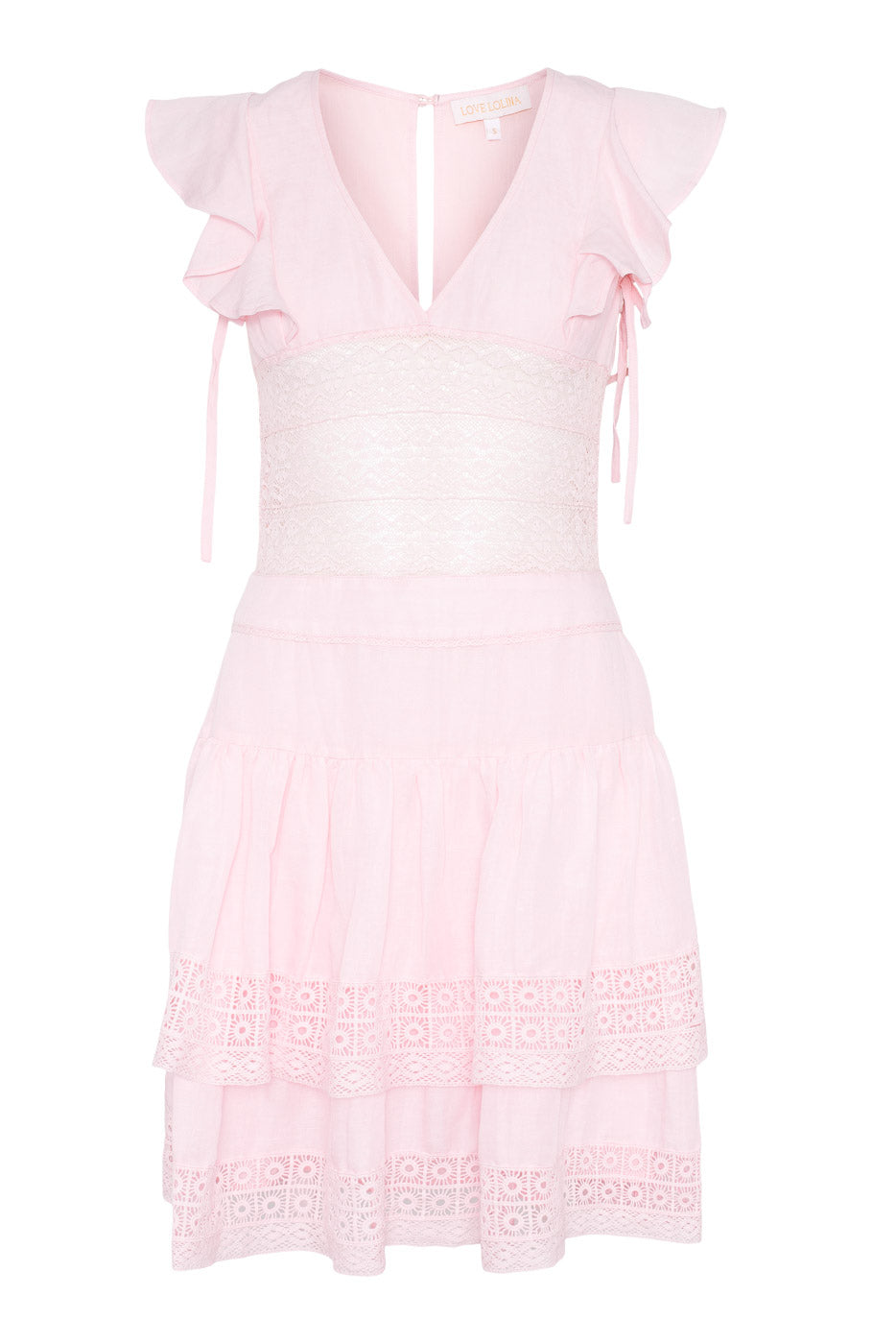 Maya Mini Dress Light Pink - Pink