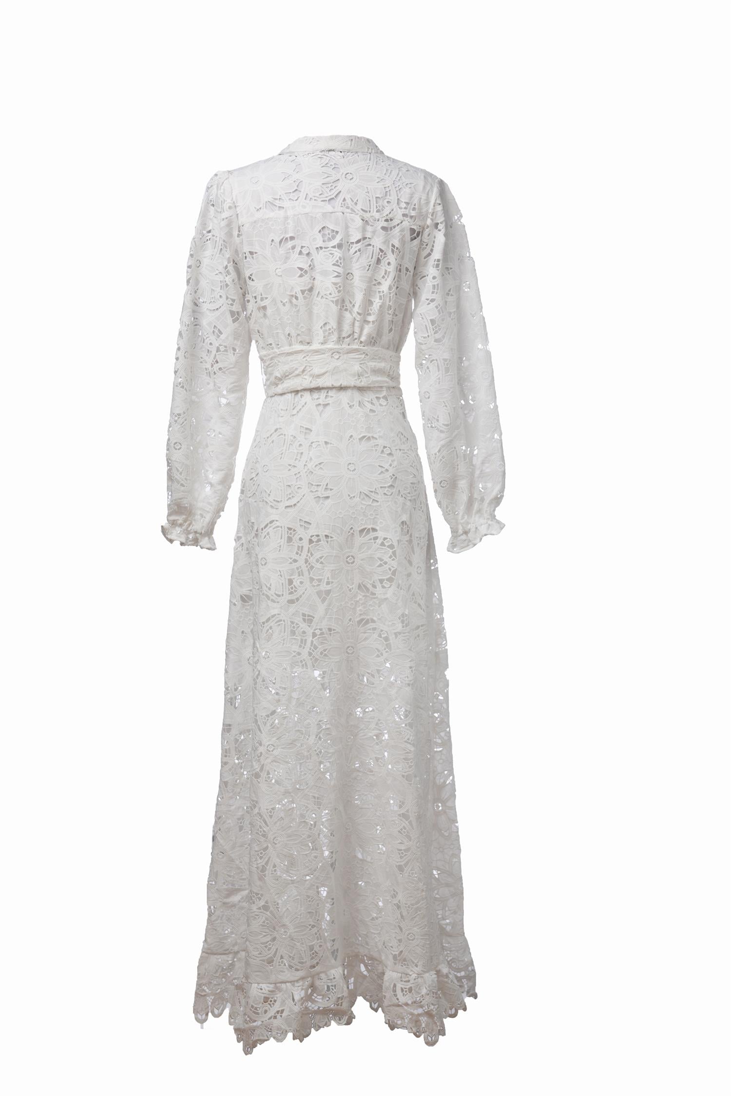 Lenna Maxi Dress White - White