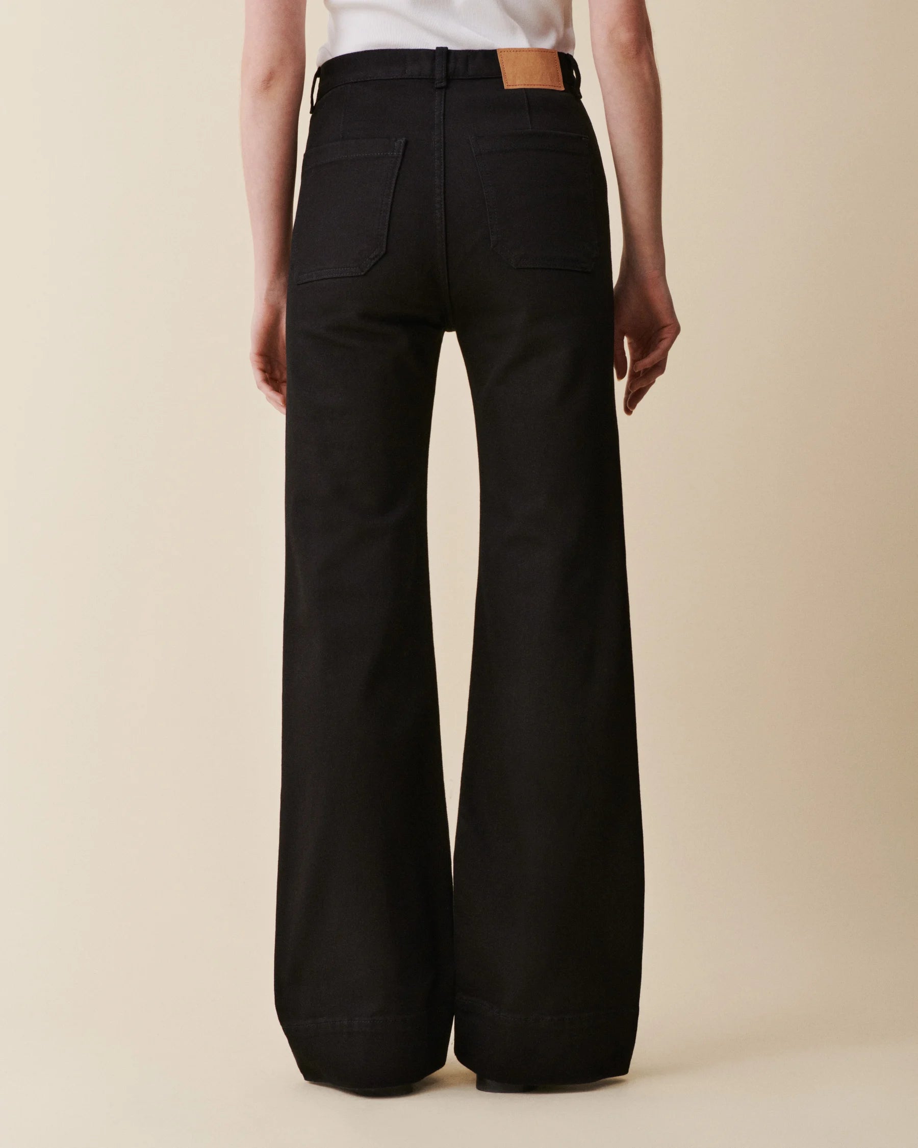 St Monica Jeans Stay Black - Black