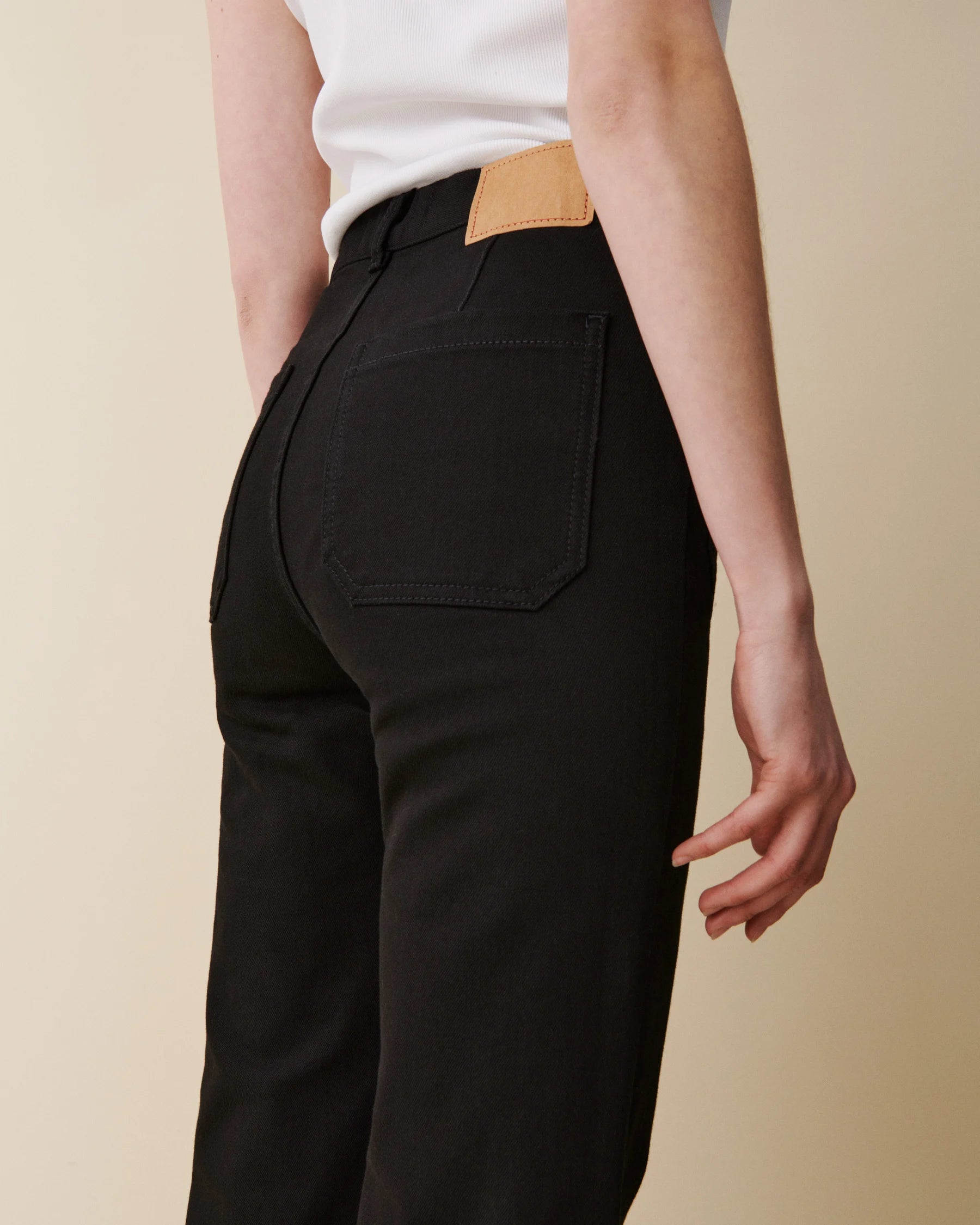 St Monica Jeans Stay Black - Black