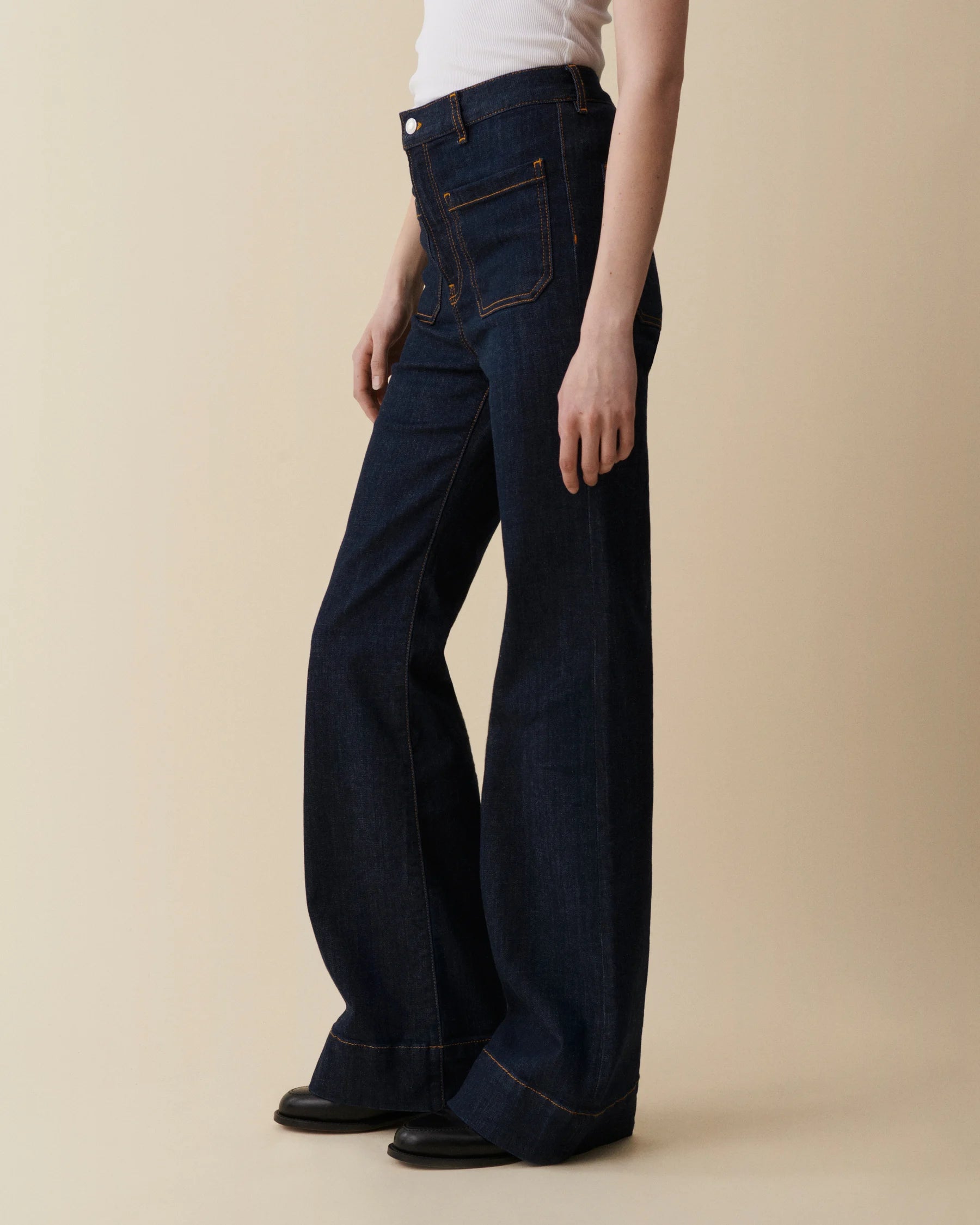 St Monica Jeans Blue Rinse - Denim