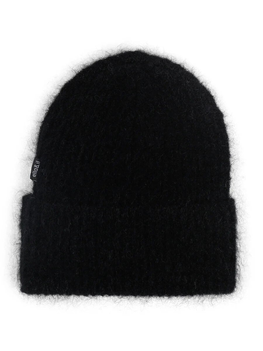 Silje Chunky Hat Black - Black