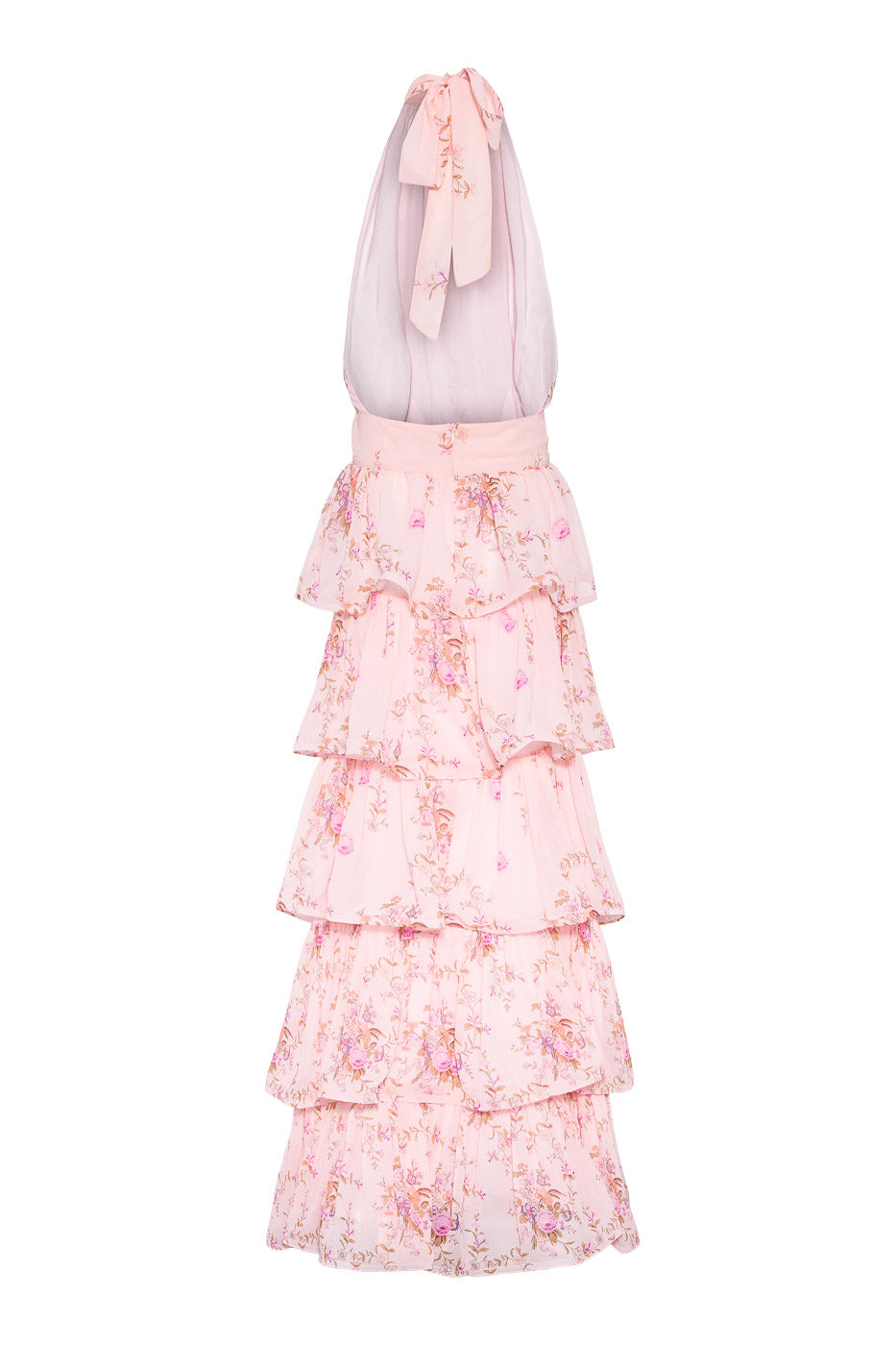 Angeline Maxi Dress Blush Bloom - Pink