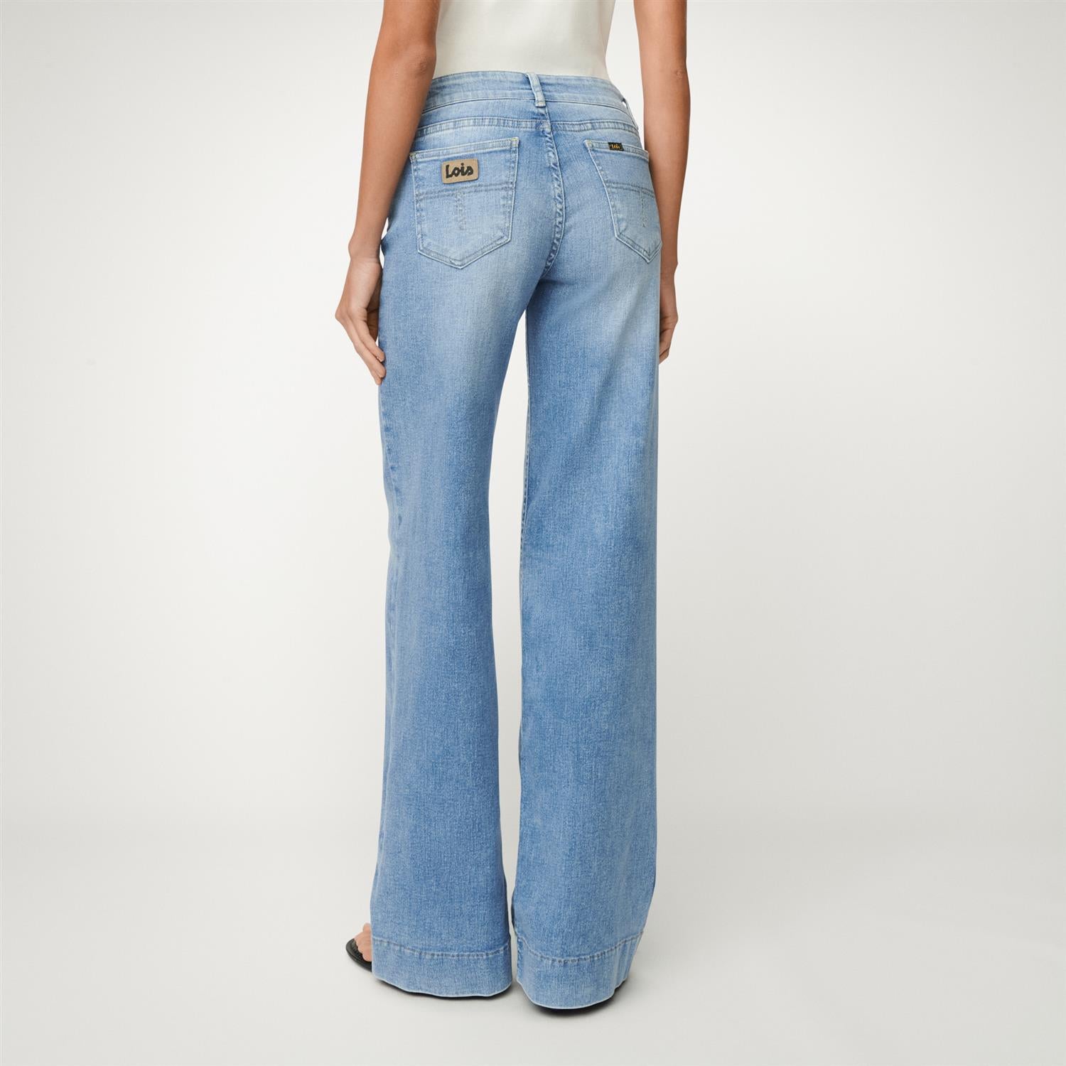 Lorna Hypersoft Stone Summer Jeans - Sky Blue
