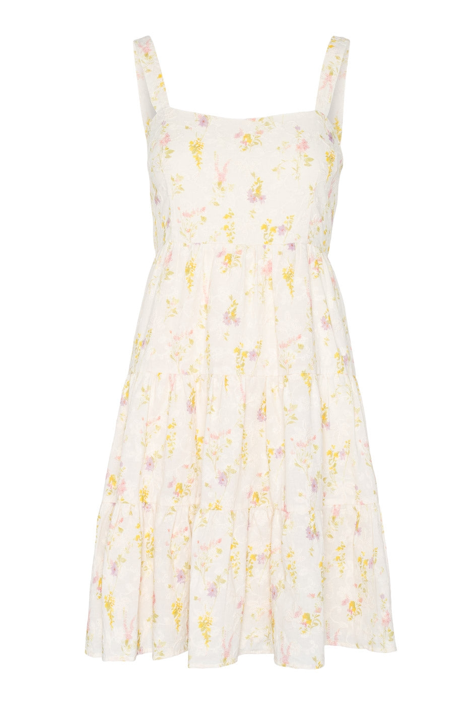 Amaya Mini Dress Midsummer - White