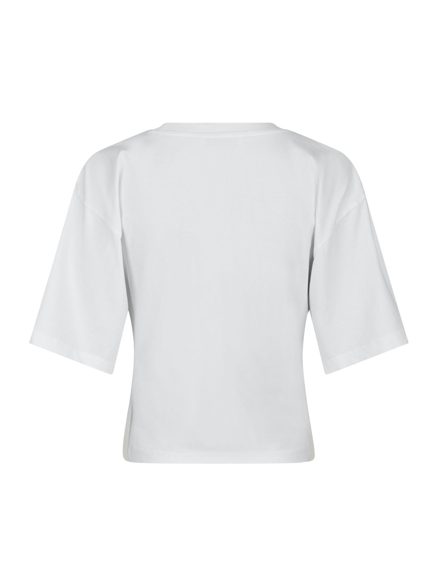 Asha Boxy Tee White - White