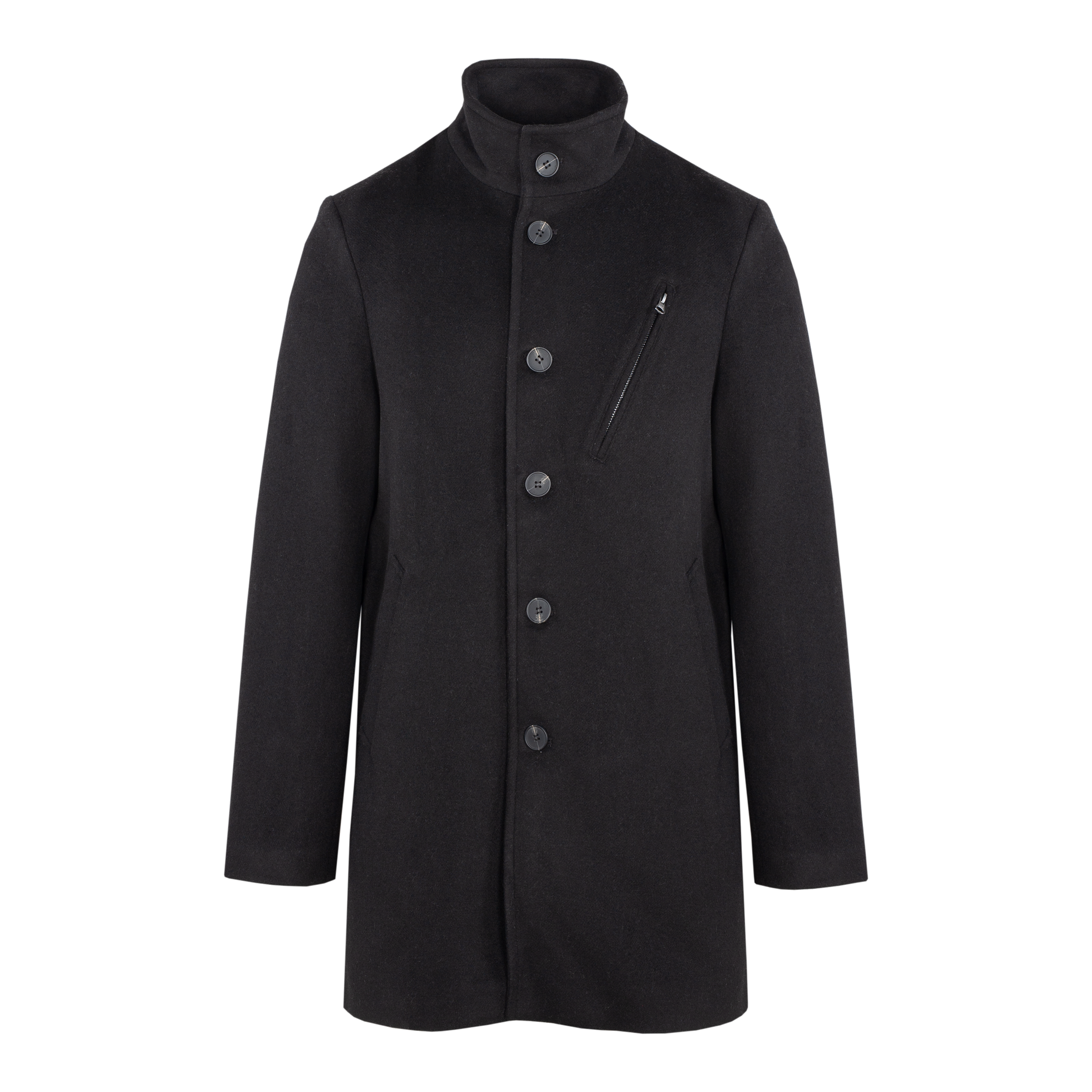 Adriano Coat - Black