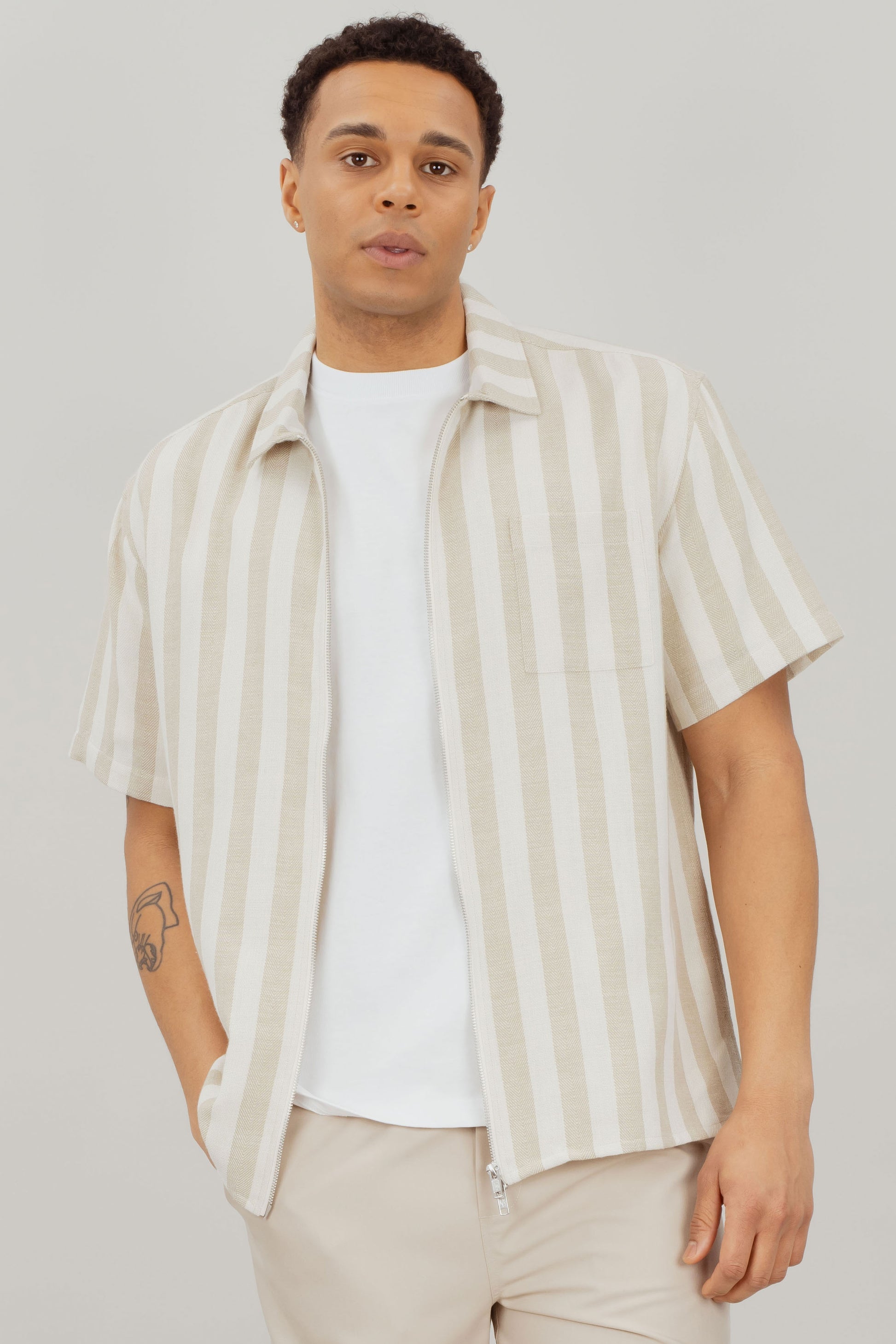 Bale SS shirt - Beige