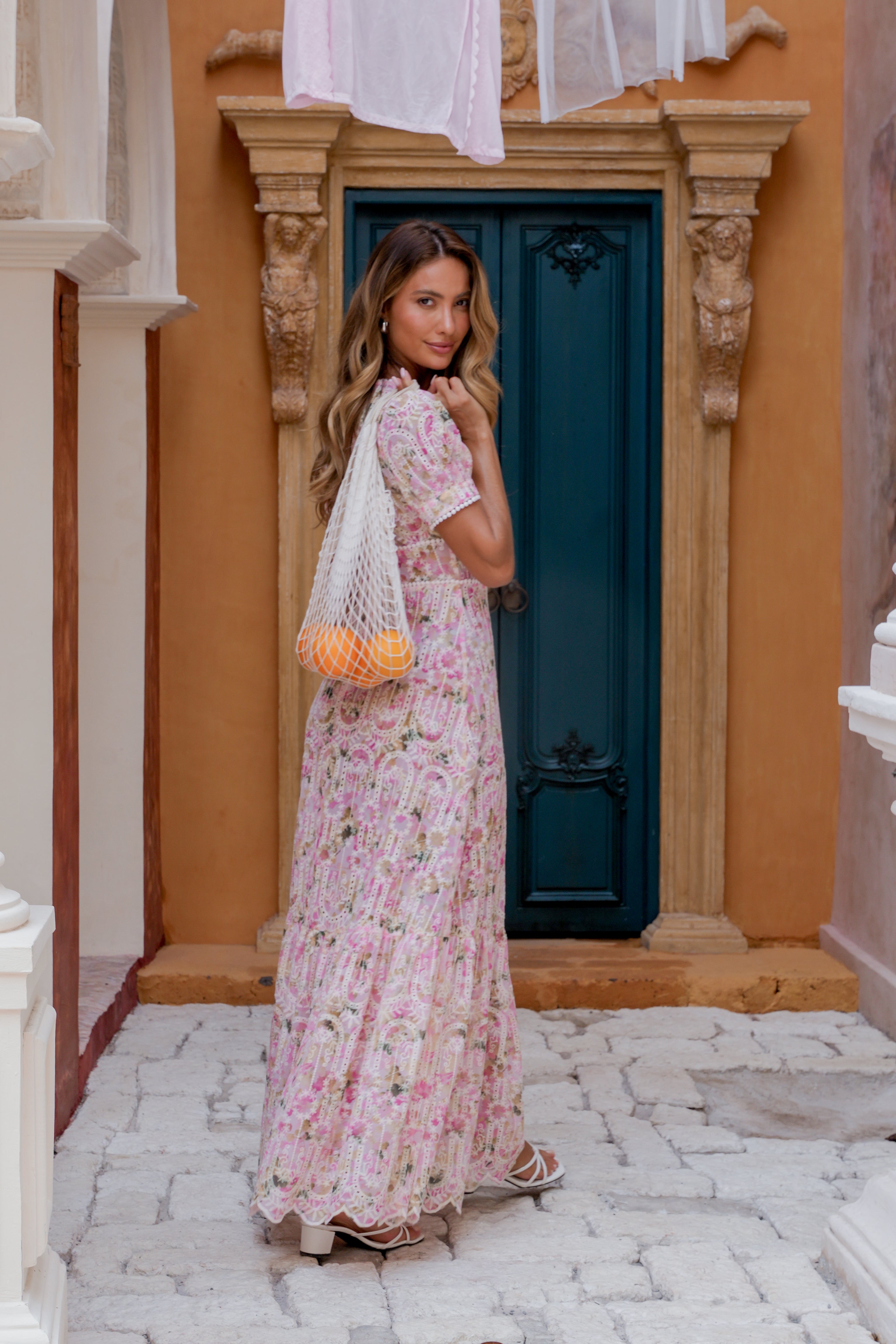 Fiona Maxi Dress Florabelle - Pink