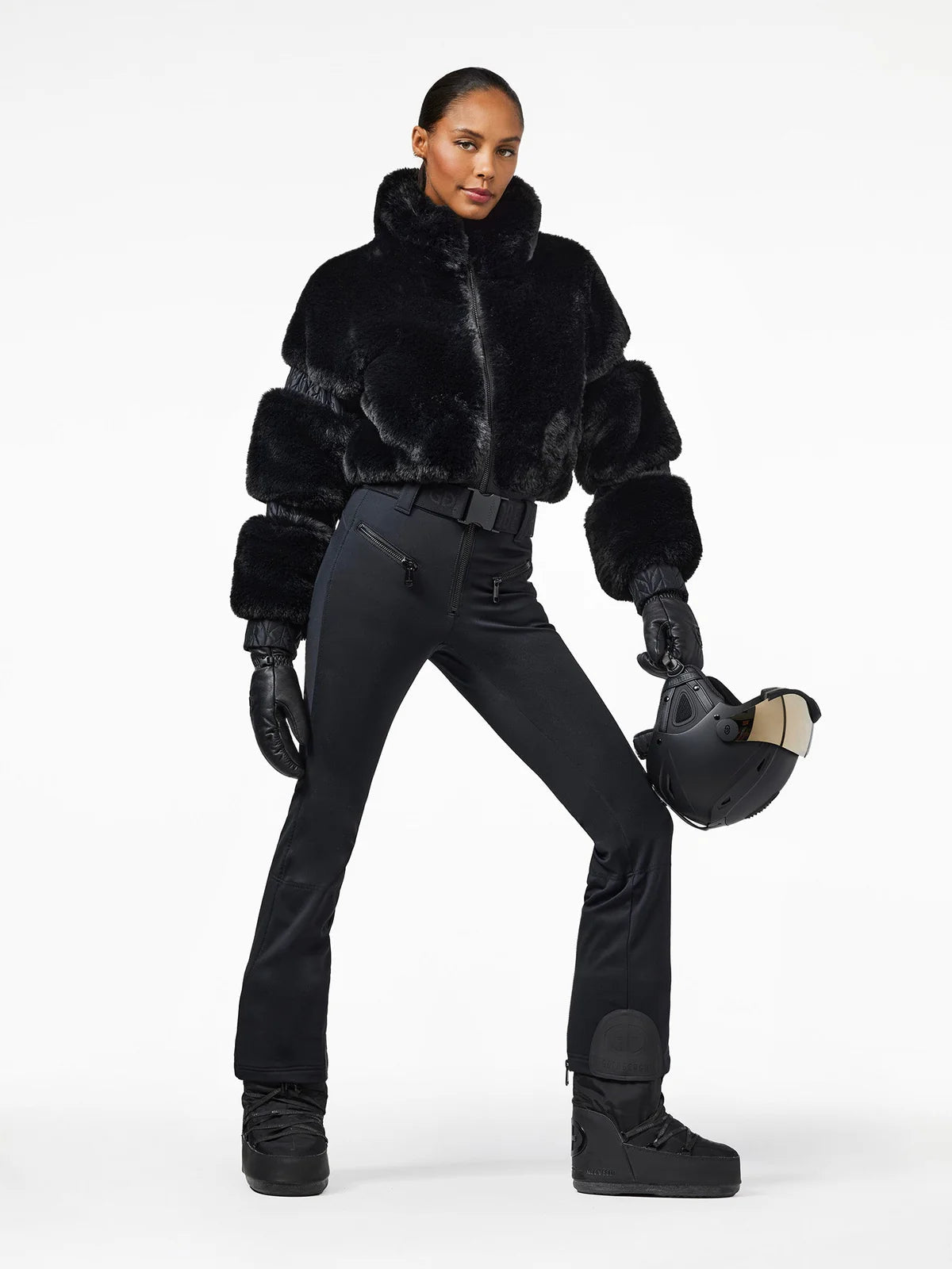Lieke Ski Suit Black - Black