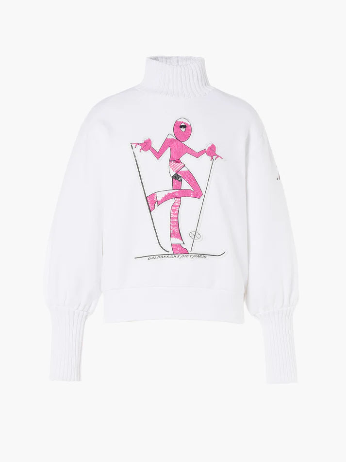 Pret A Porter Turtle Neck Sweater White - White