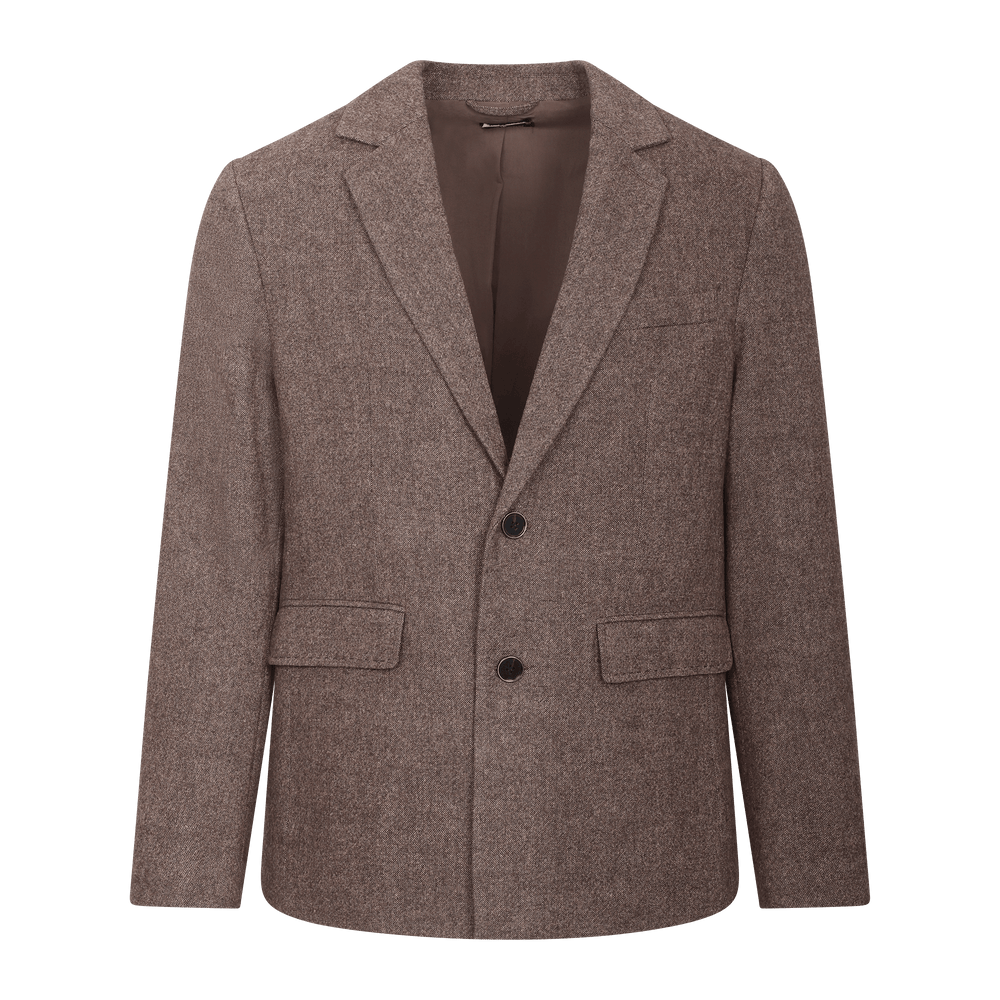 Gray blazer - Chocolate