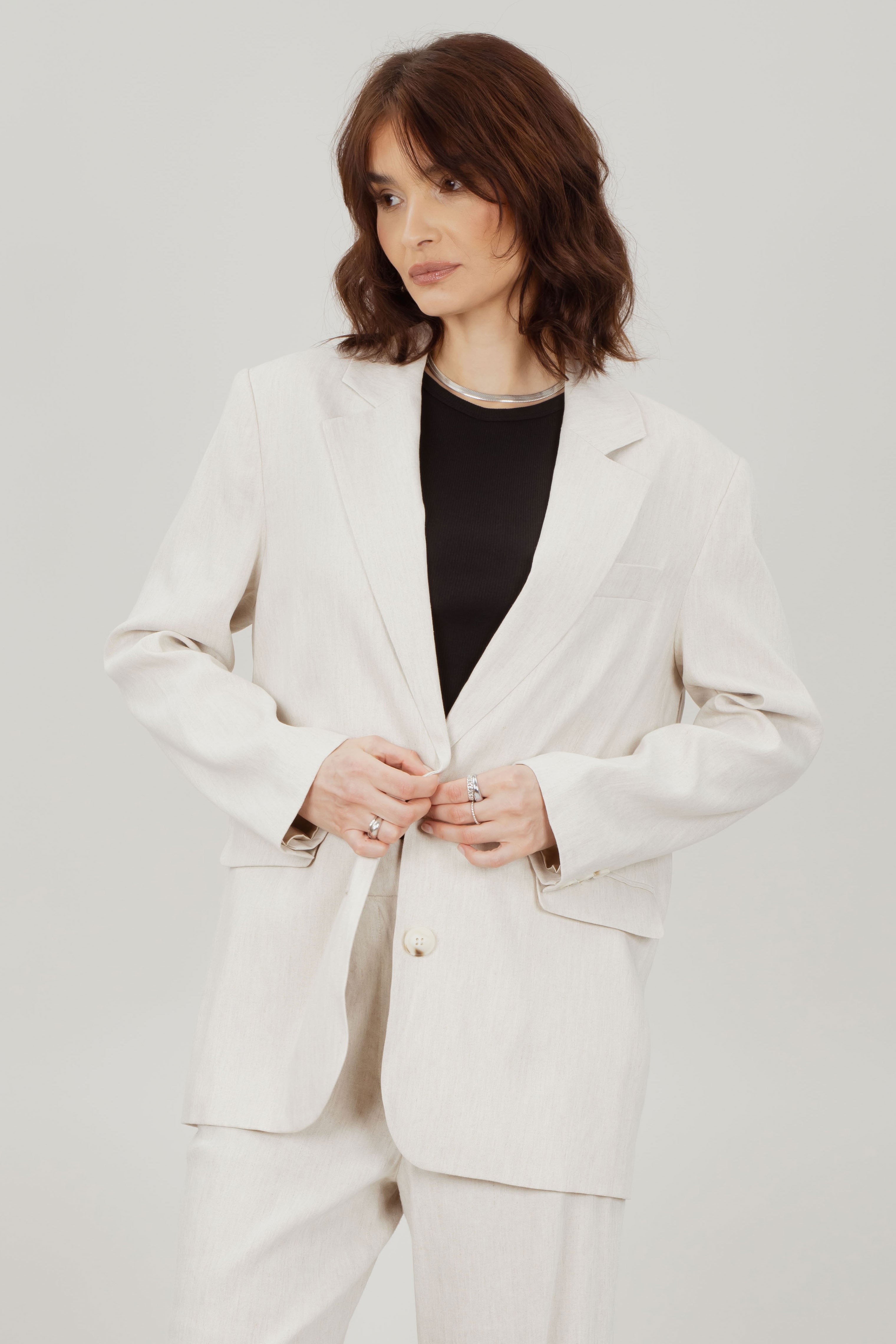 Halima Blazer - Navy