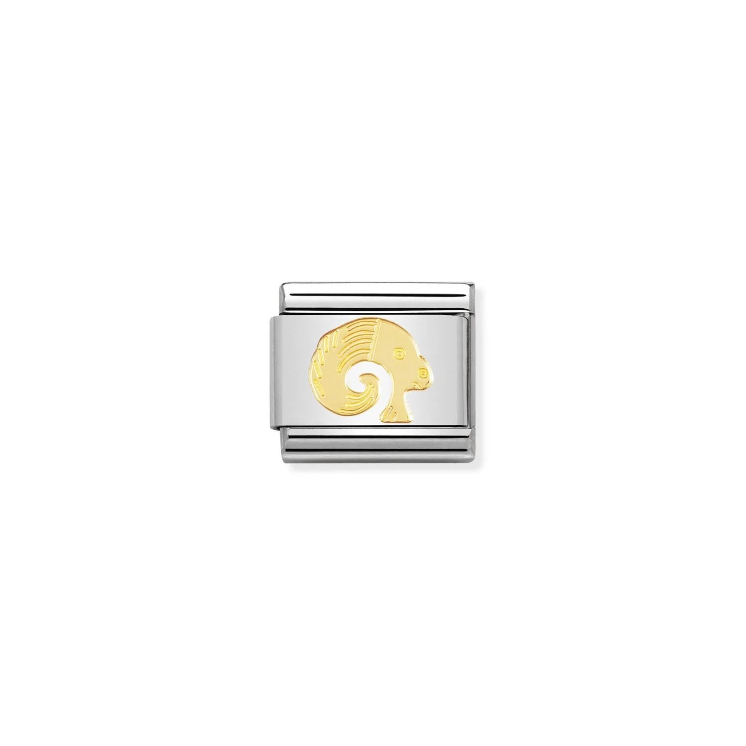 Zodiac Aries Gold Link - Silver