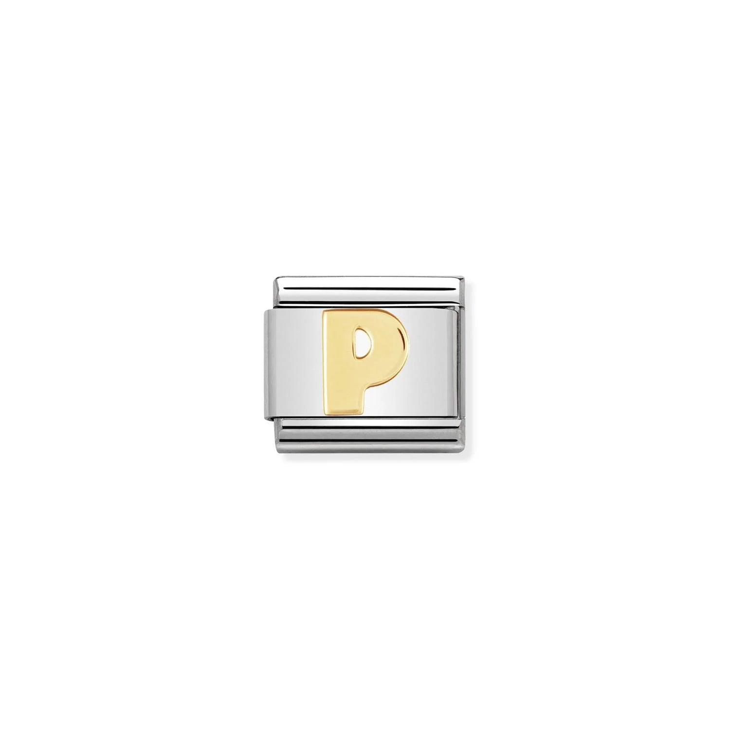Letter P Gold - Silver