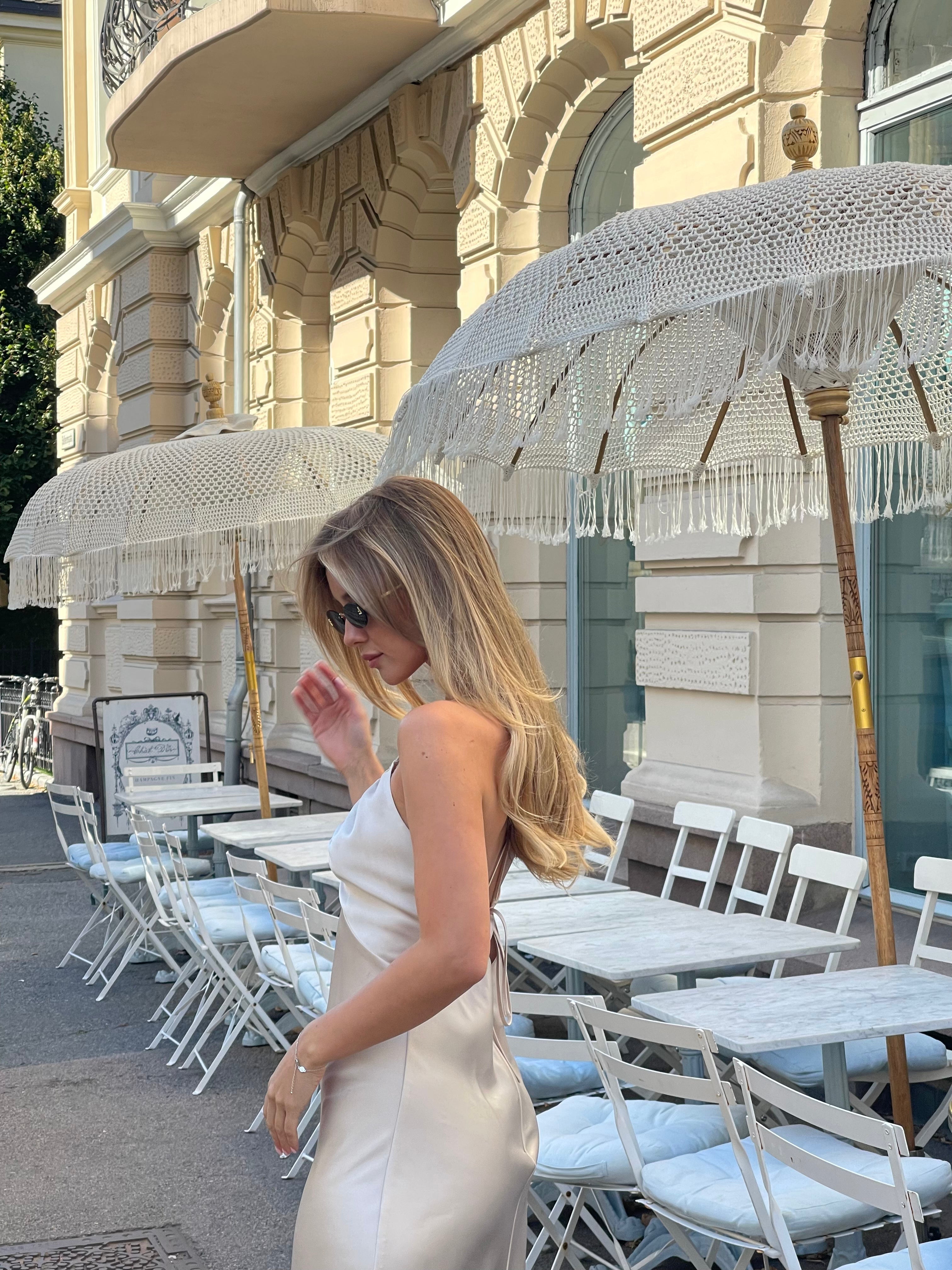 Alexis Maxi Dress Champagne - Cream