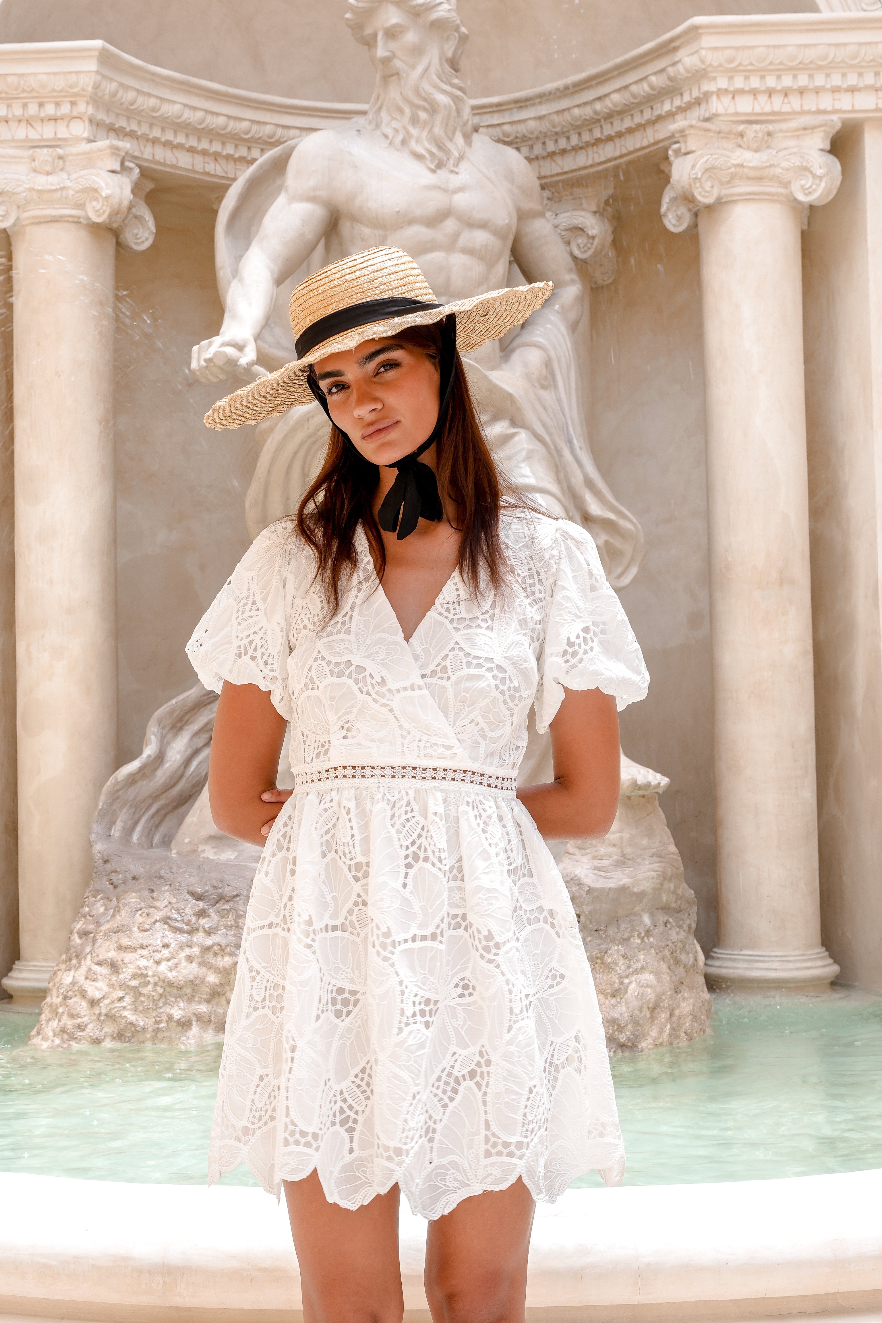 Imogen Mini Dress White - White