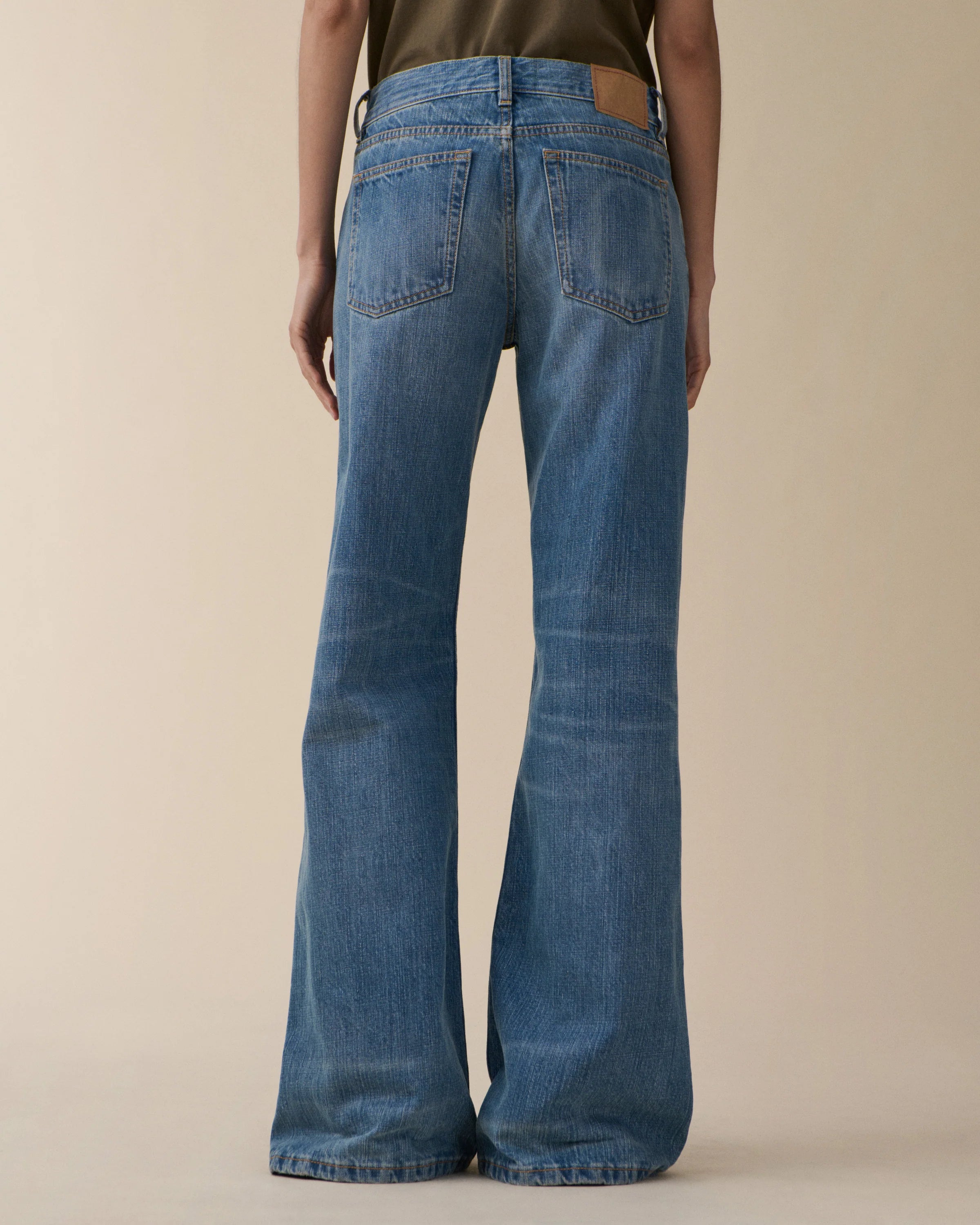 Kyoto Mid Blue Righe - Denim