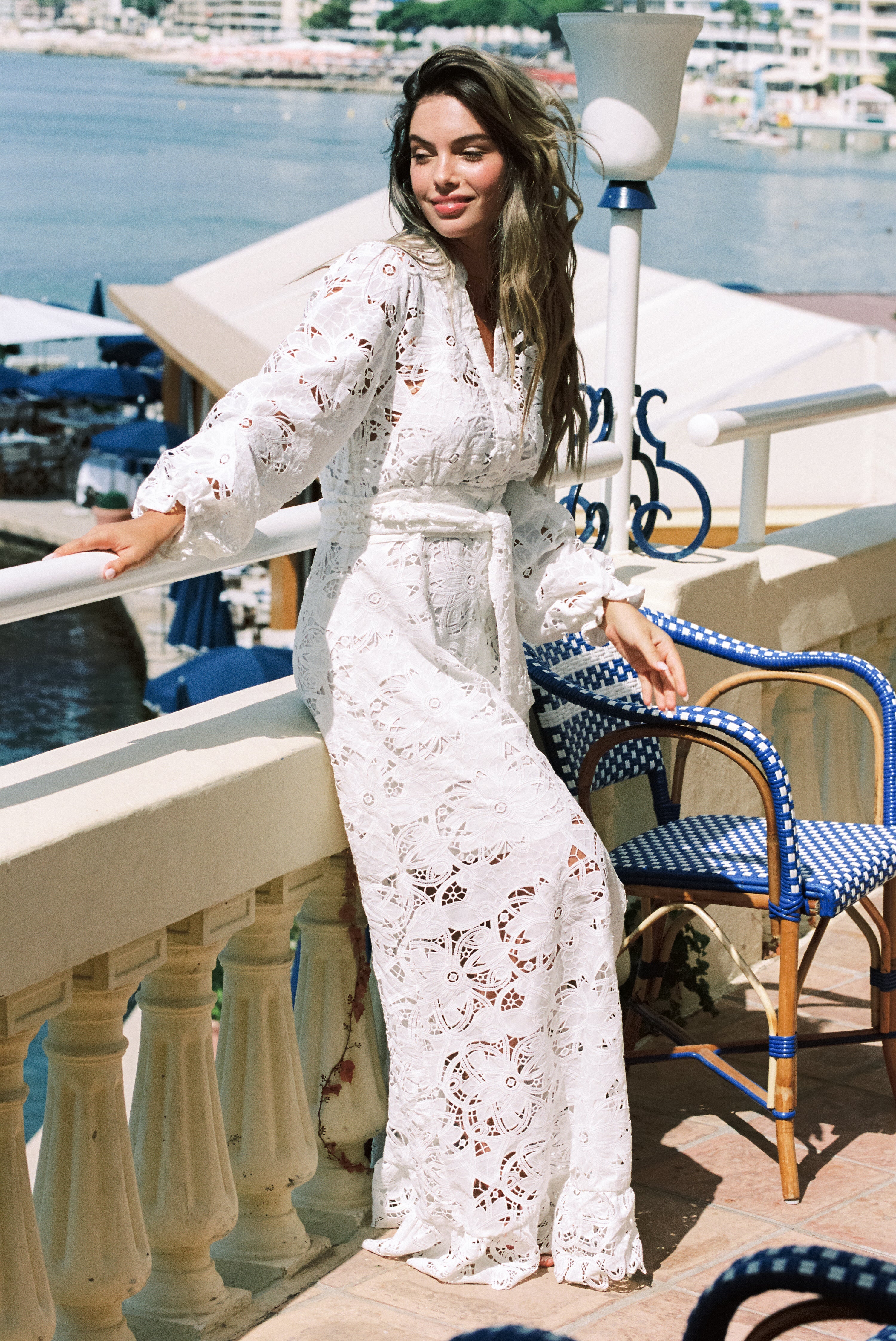 Lenna Maxi Dress White - White