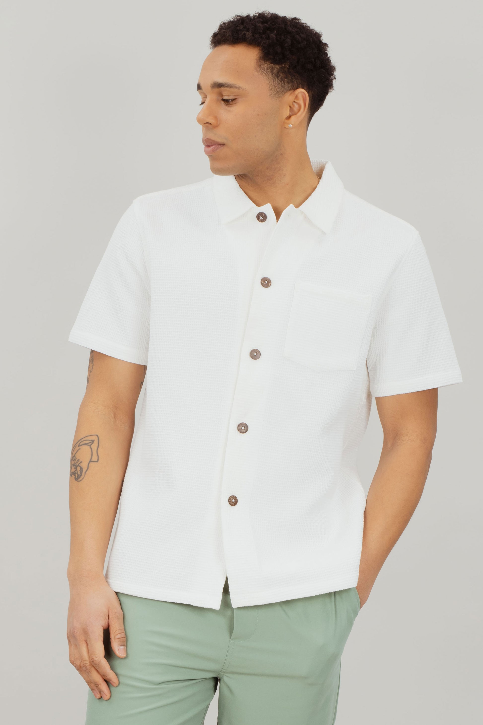 Lucas SS Shirt - Cream