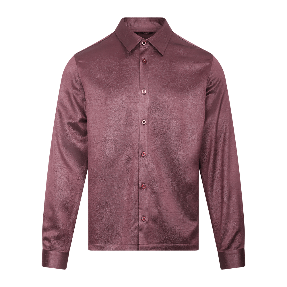 Lysander LS Shirt - Burgundy
