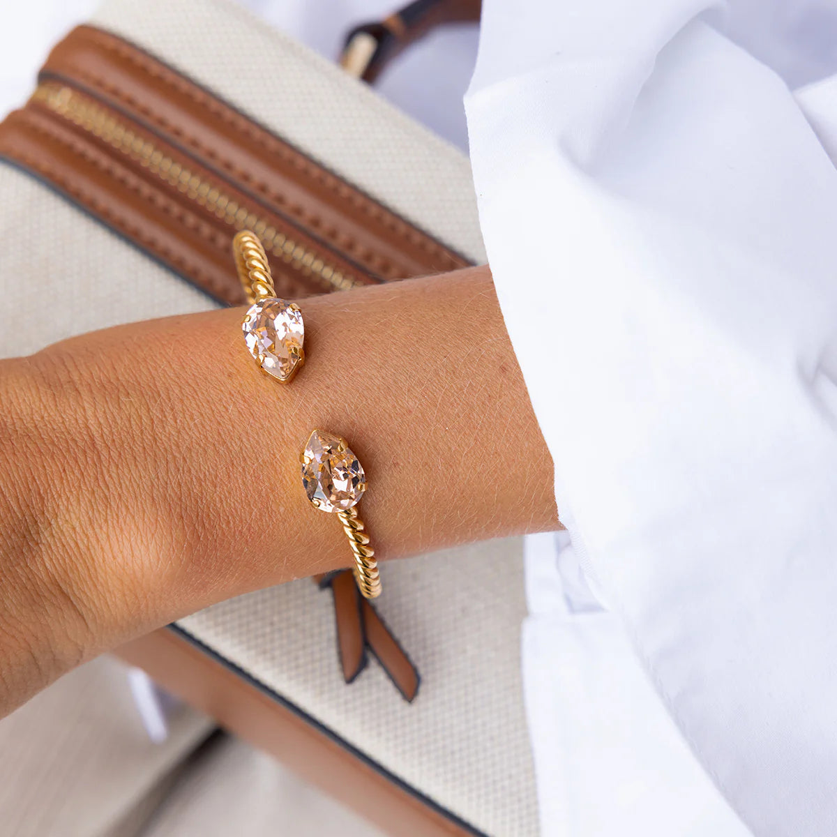 Mini Drop Bracelet Gold Silk - Gold