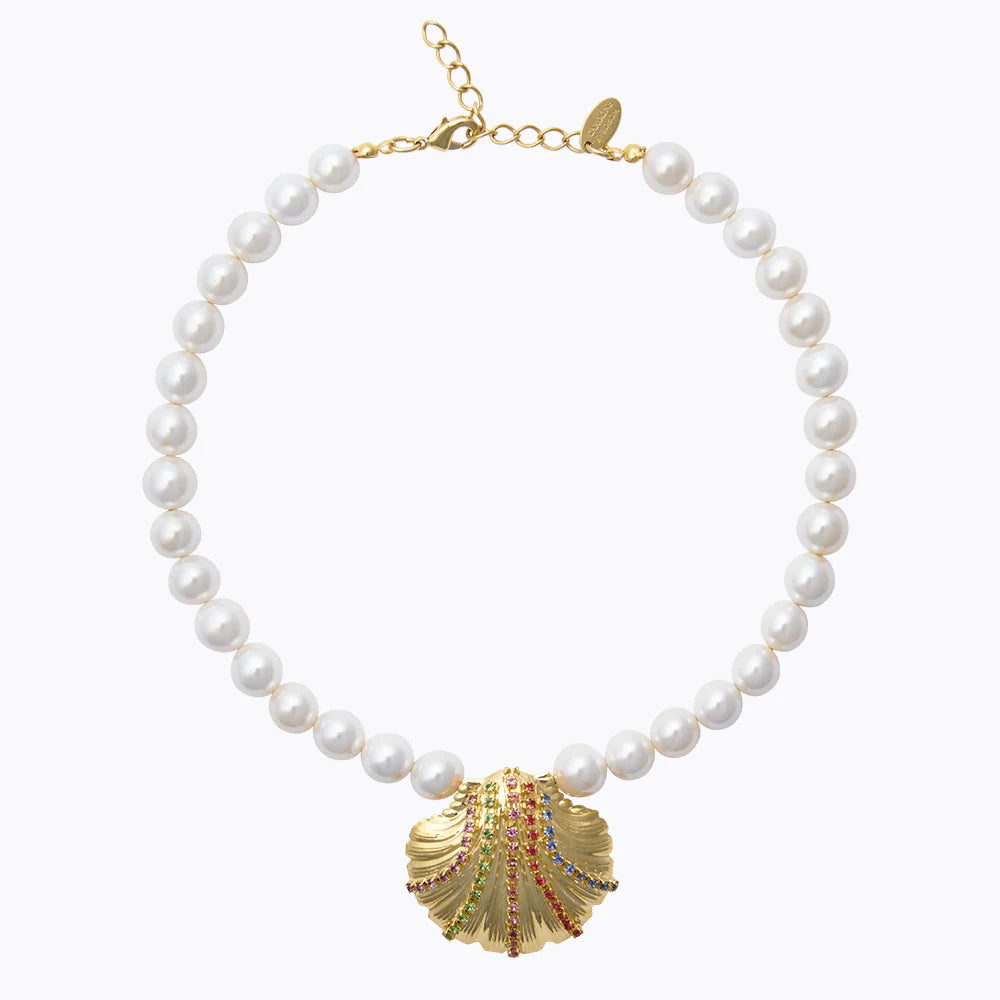 Mirella Pearl Choker Gold - Gold