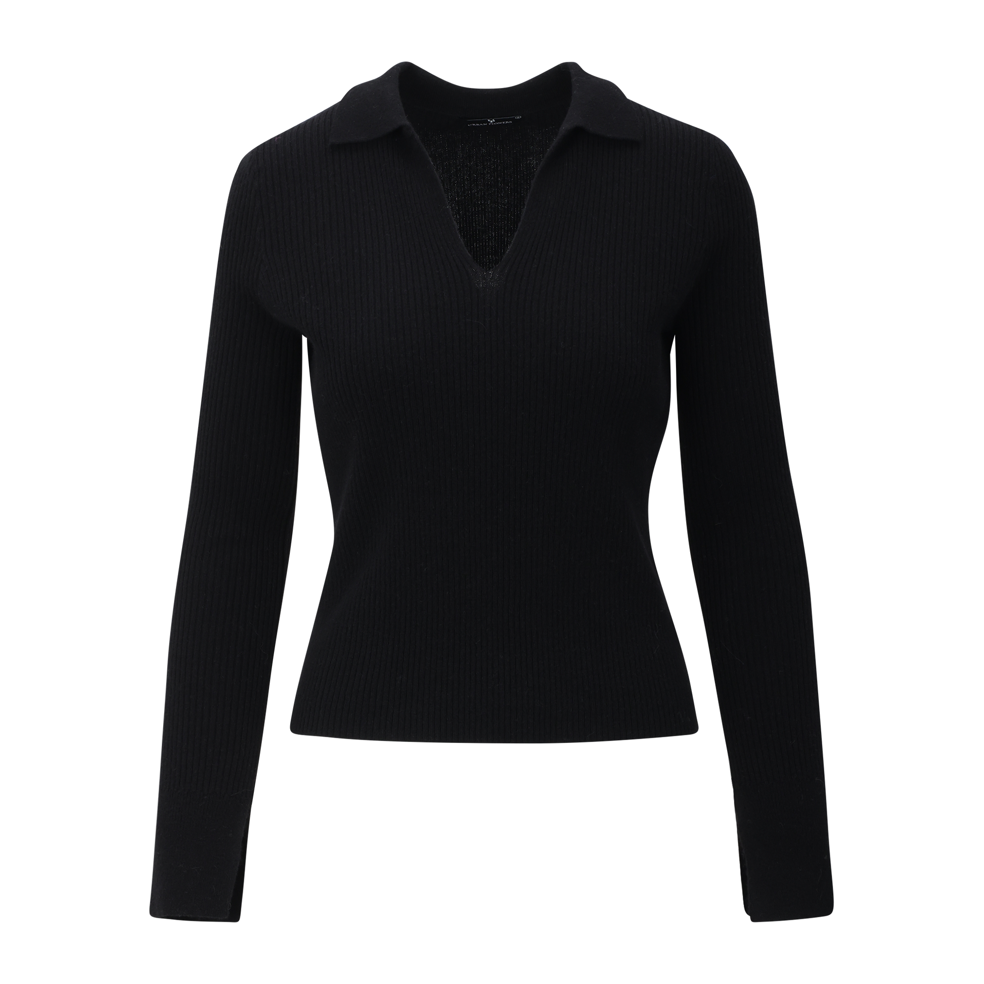 Nadja Polo Sweater - Black