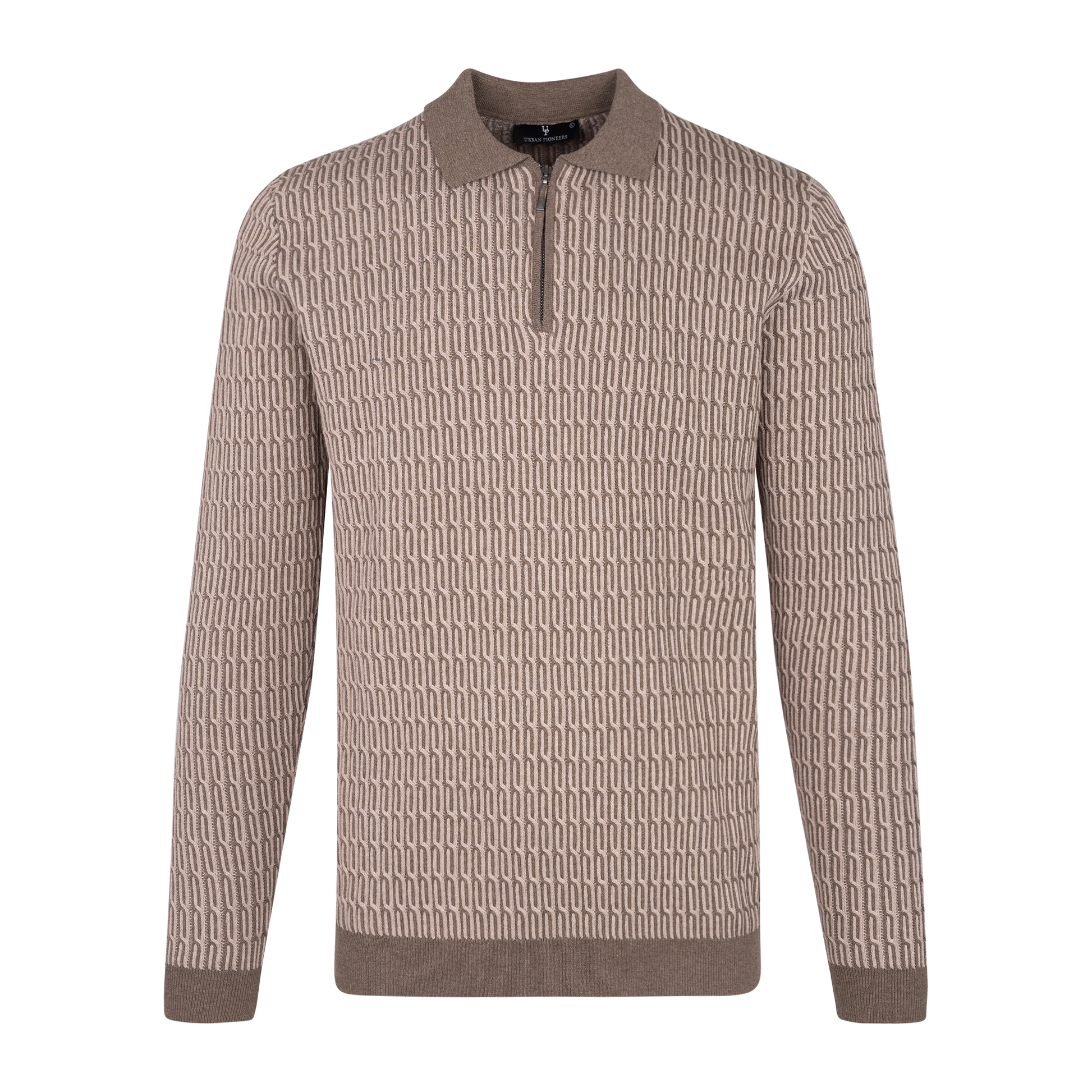 South Half-zip Sweater - Beige