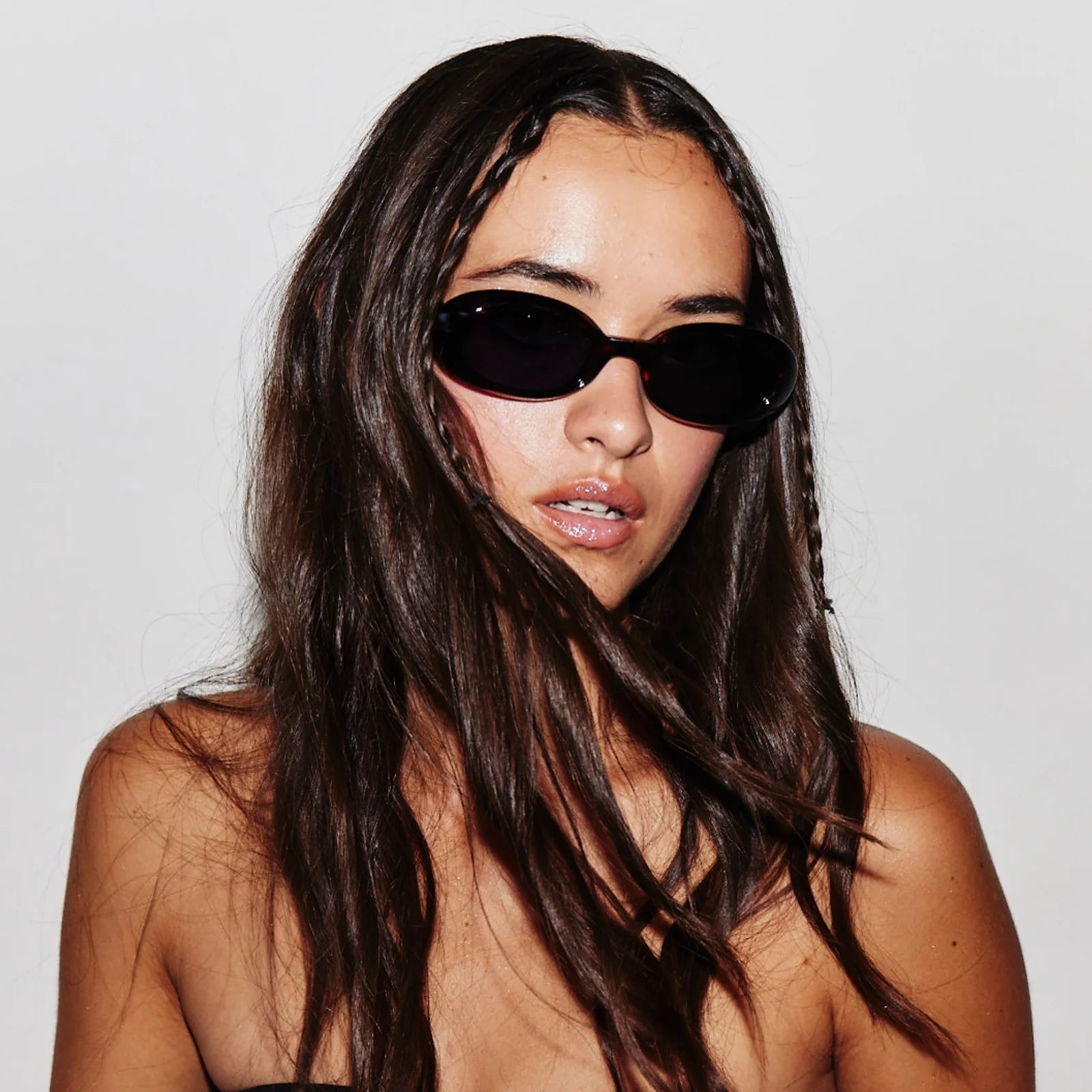 Work It! Dark Tort Polarized Sunglasses - Chocolate