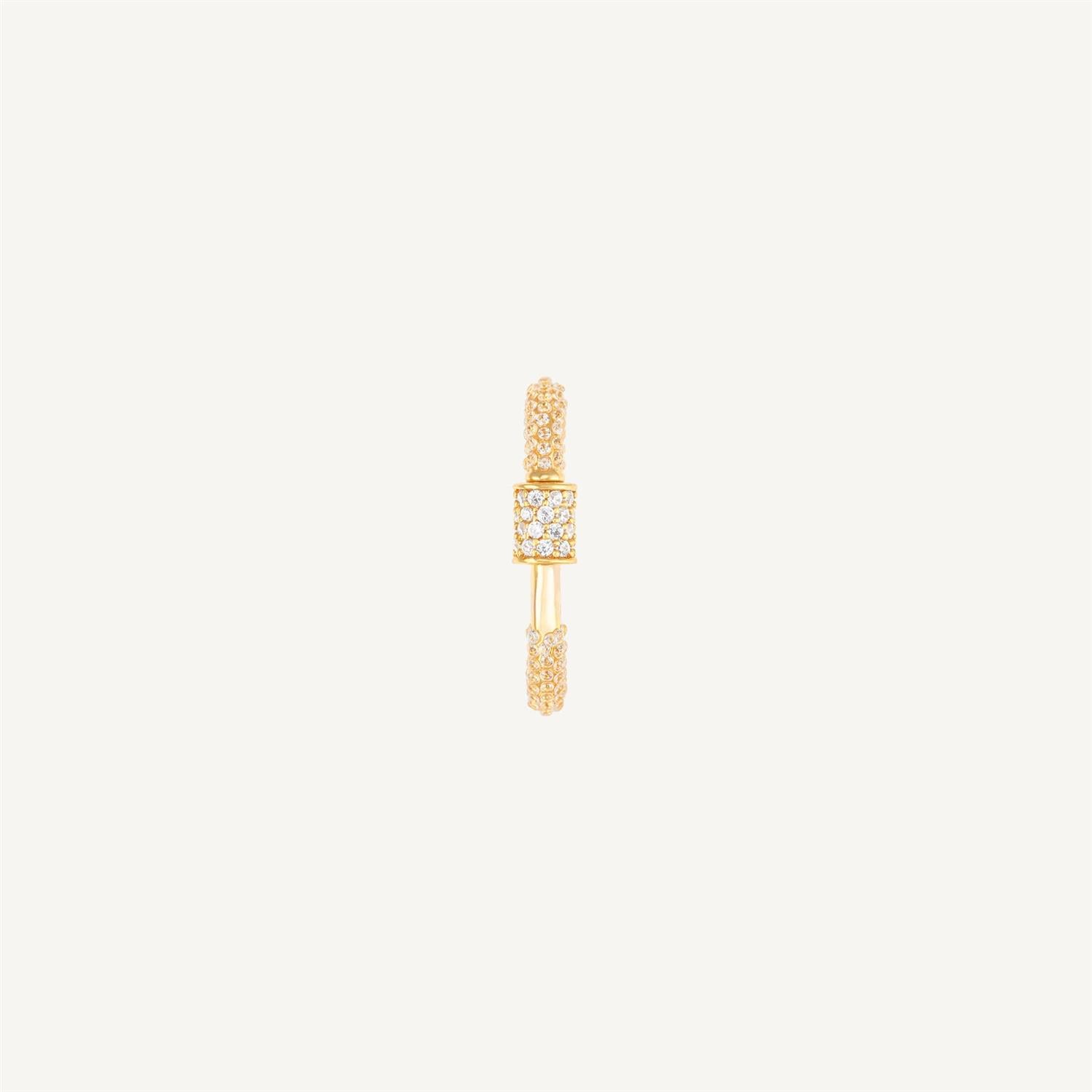 Stone Connector Large - Gold