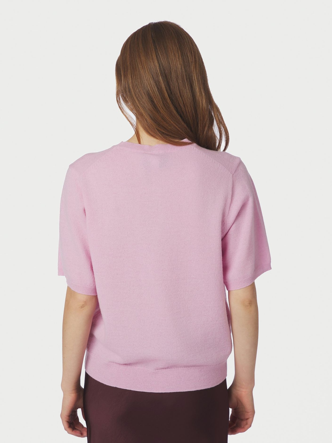 Missy Knit Tee Light Pink - Pink