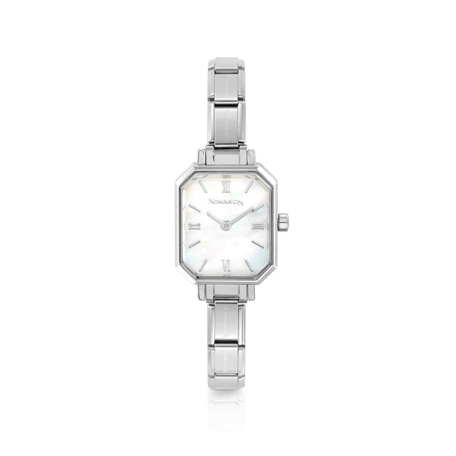 Paris Watch Rectangular Steel - Silver